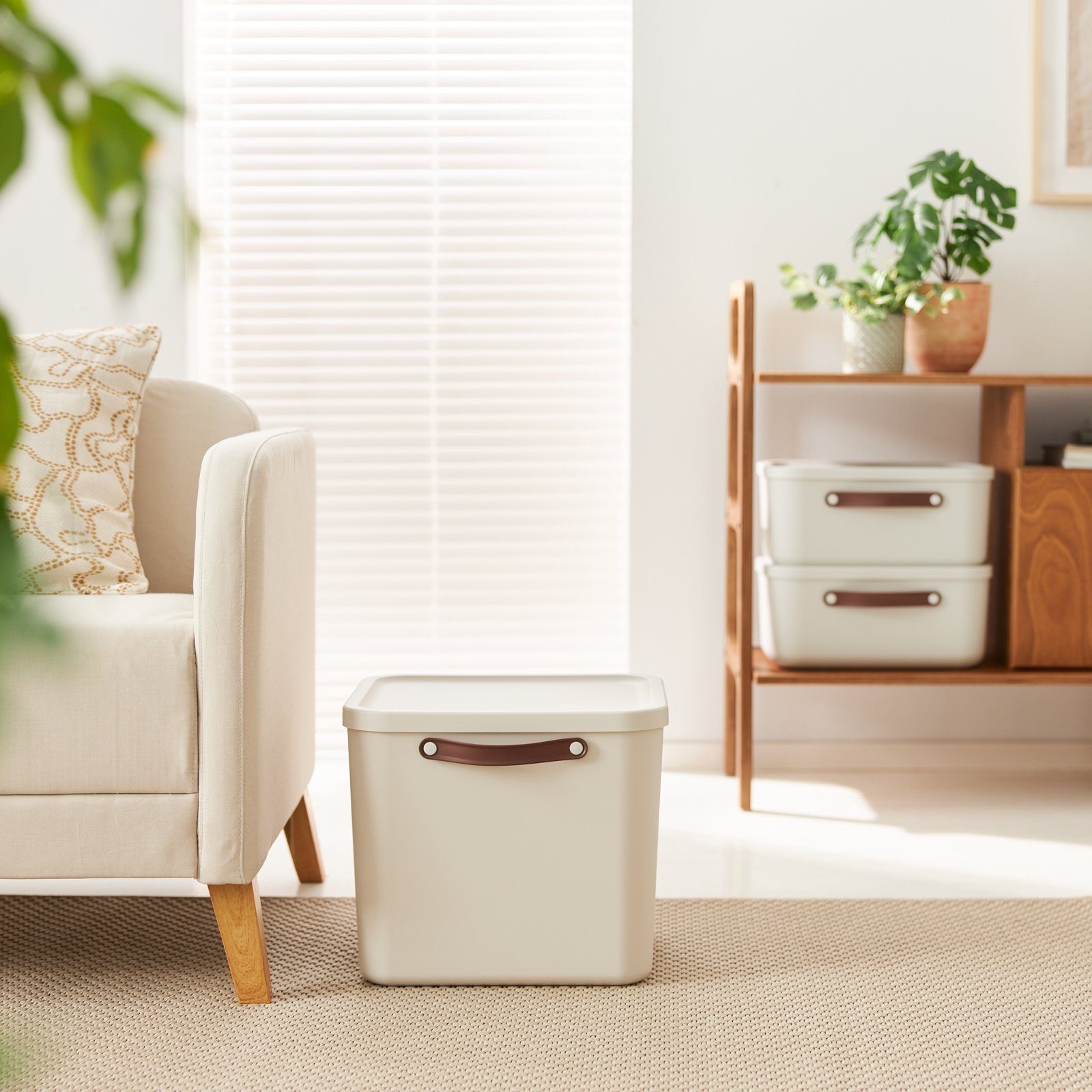 ROTHO Aufbewahrungsbox Aufbewahrungsbox mit Deckel 40 l MALOJA – Bild 3 von 5