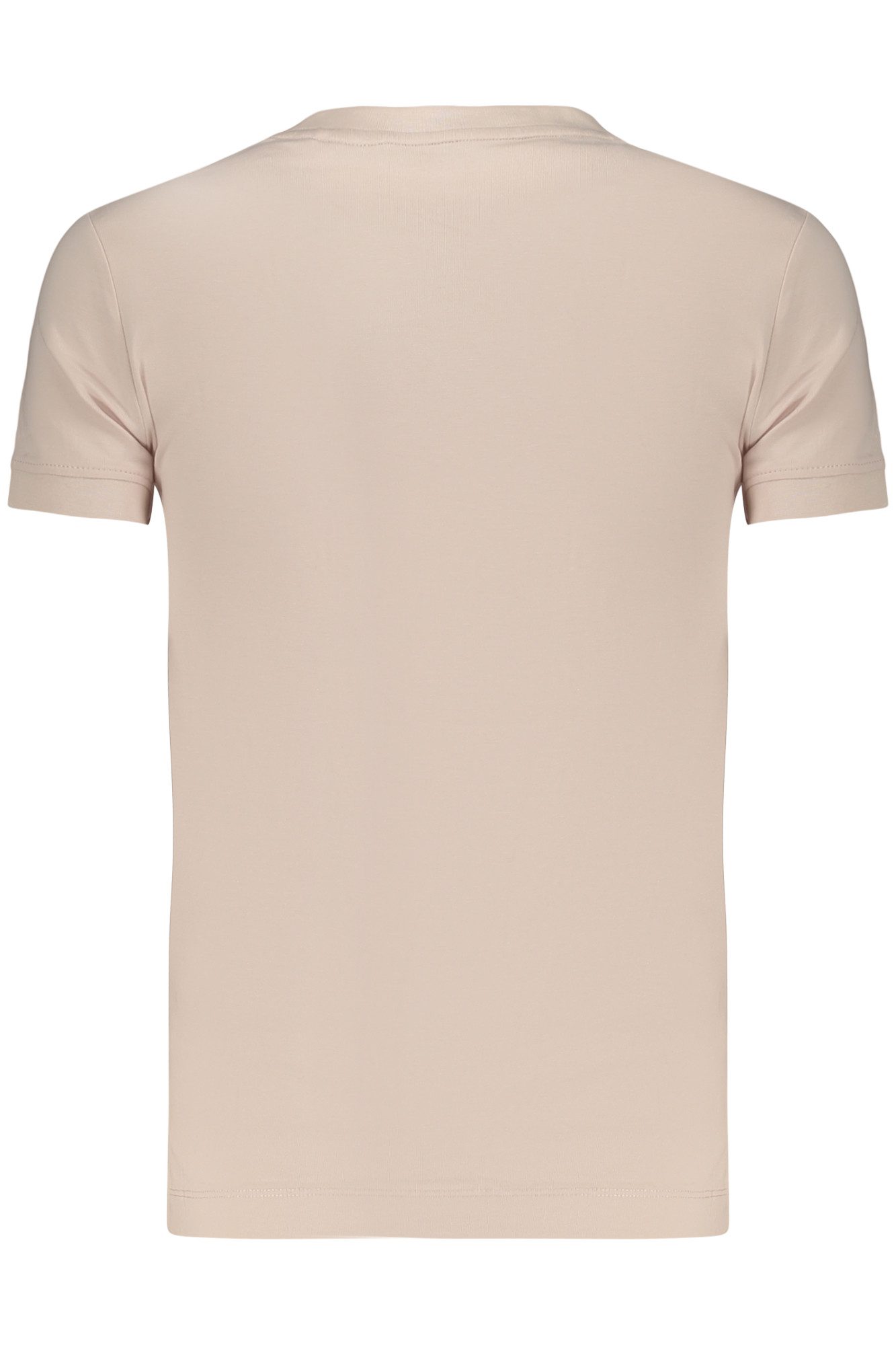 GUESS JEANS T-Shirt Damen Kurzarm T-Shirt Rosa mit Applikation aus