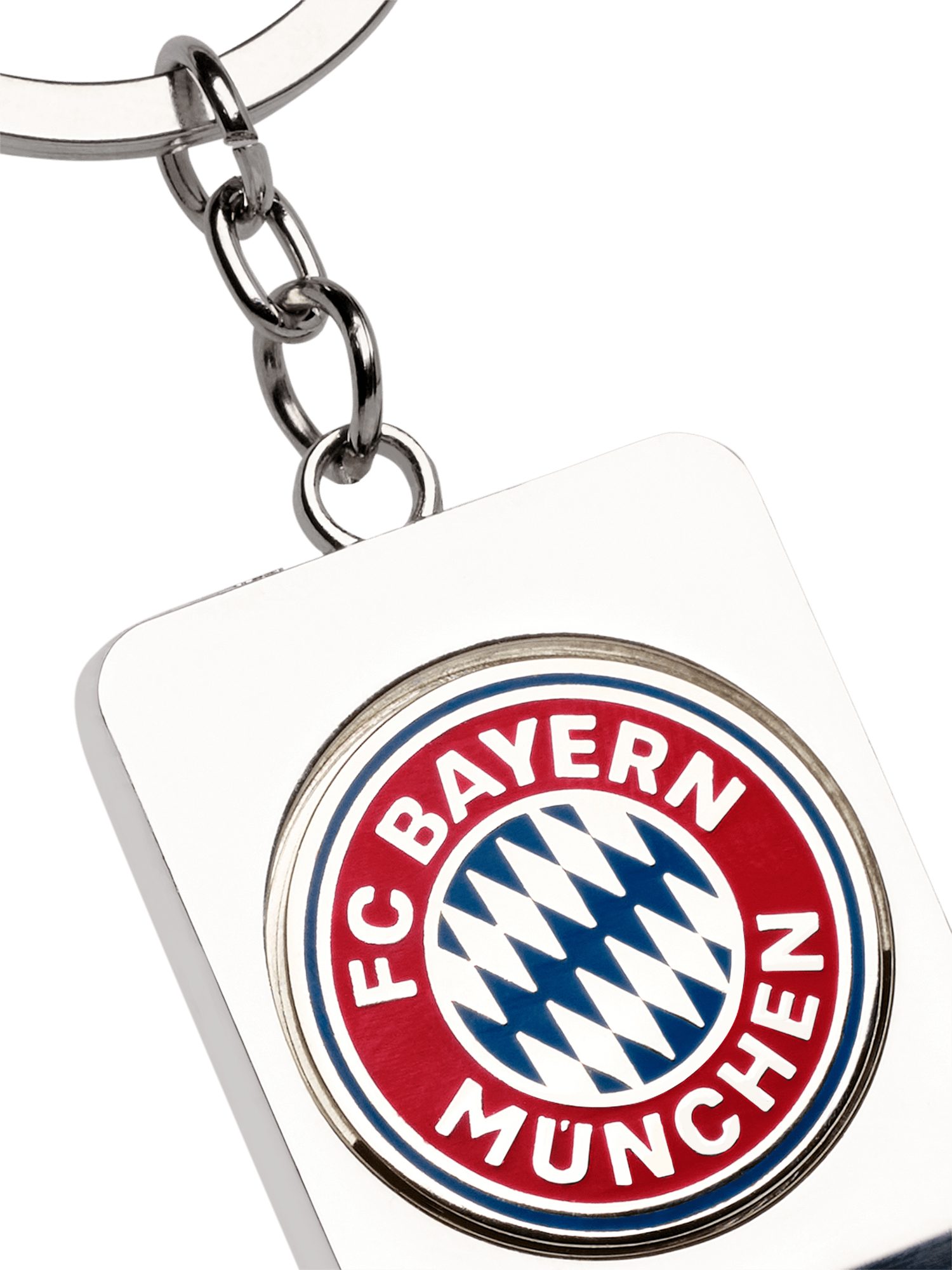 FC Bayern München Schlüsselanhänger FC Bayern München Schlüsselanhänger Chip Silber I Fußball