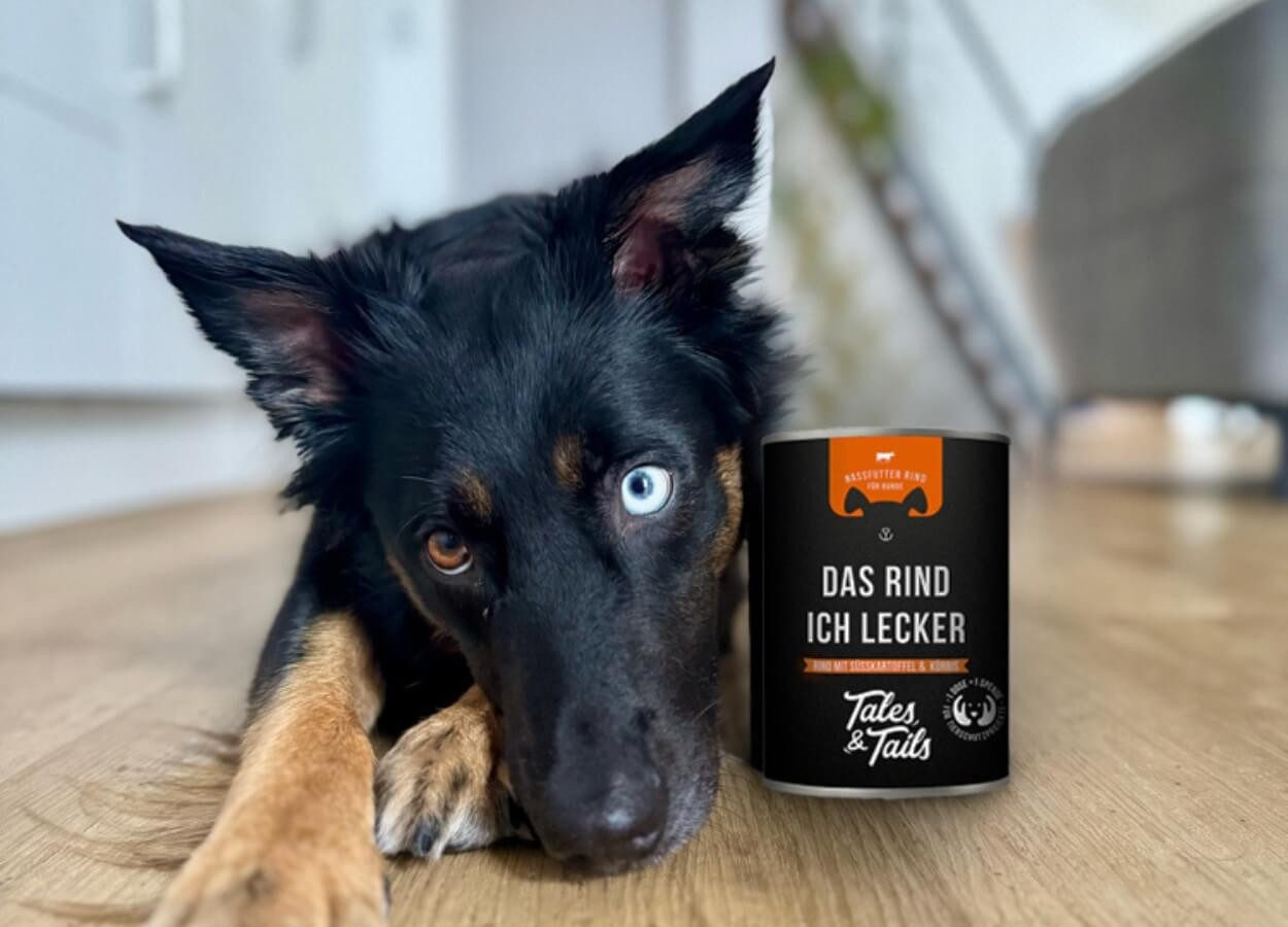 Tales & Tails Nassfutter Das RIND ich lecker 400g, Nassfutter für: Hunde