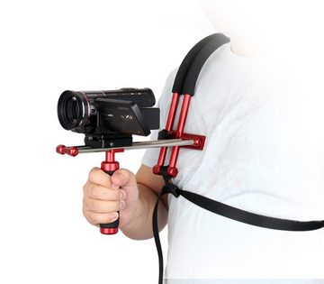 JUSINO SP-1341 leichtes Rig Schulterstativ für DSLR Kameras und Camcorder Videokamera