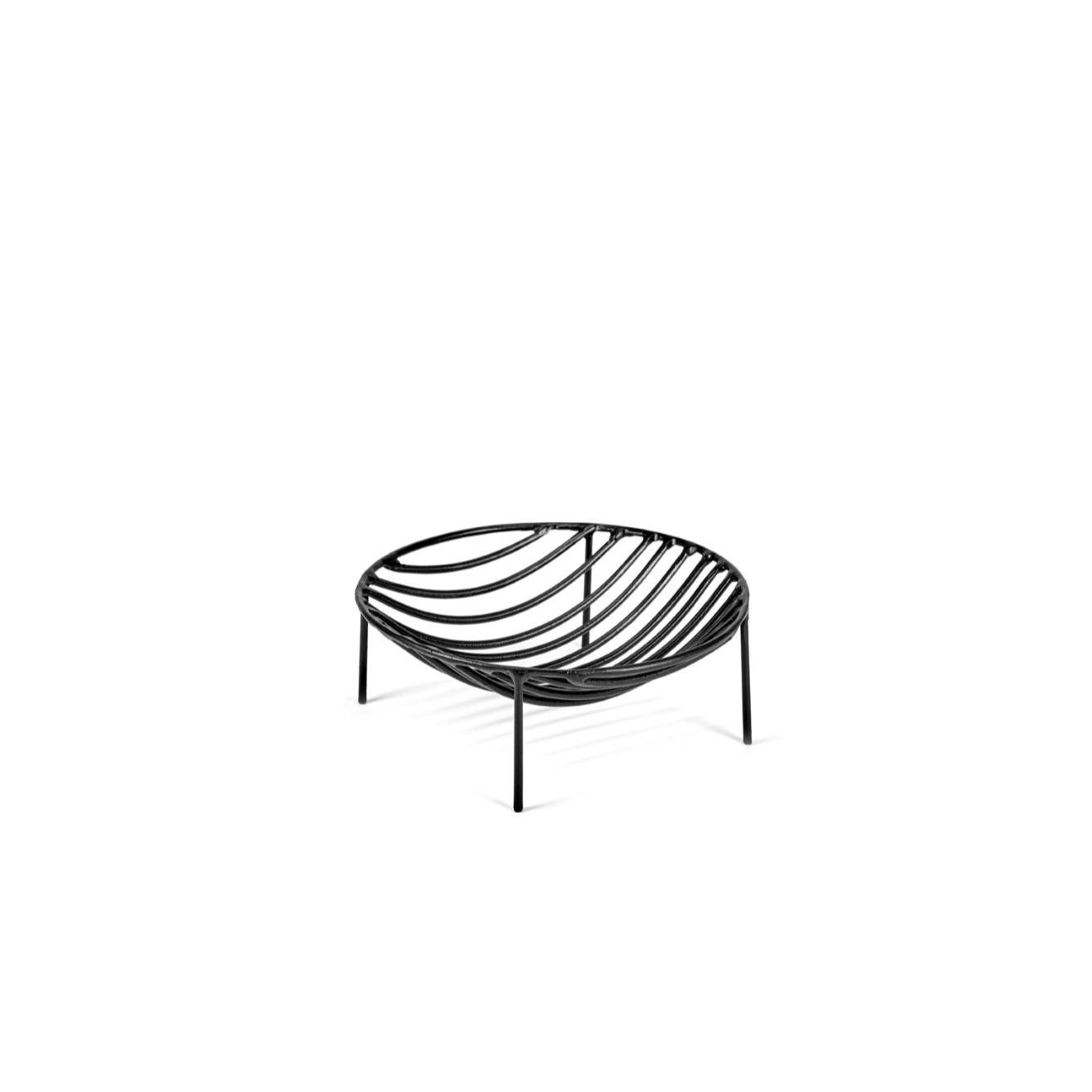 Serax Servierschale SERAX Aufbewahrungskorb Nana Metall Schwarz (6,5cm)