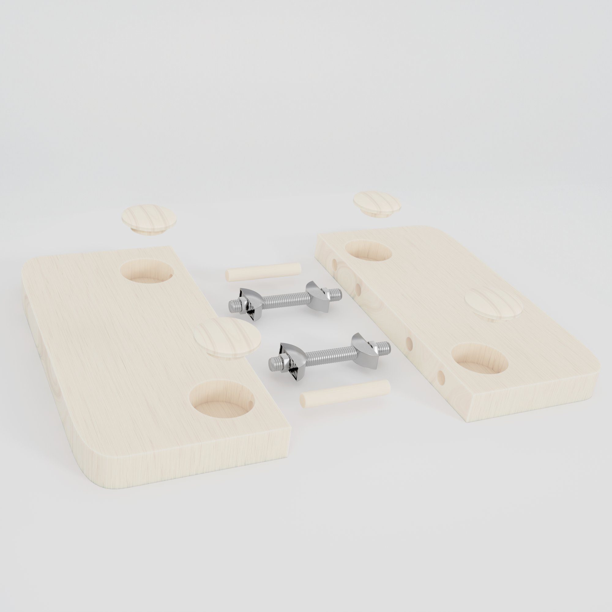 Prima-Online Abdeckkappe Holzabdeckkappen Holz Abdeckkappen Eiche [10-35mm] Bohrloch