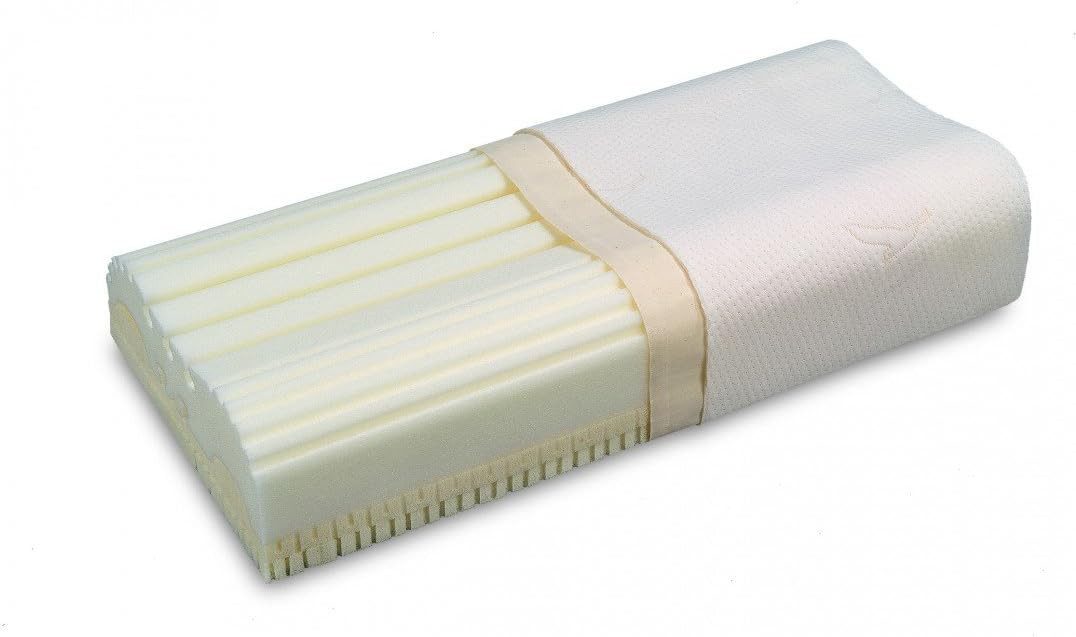 Werkmeister Nackenstützkissen Nackenkissen Visco und Latex KV 14, funktional ergonomisch 14 cm Höhe, verstellbar