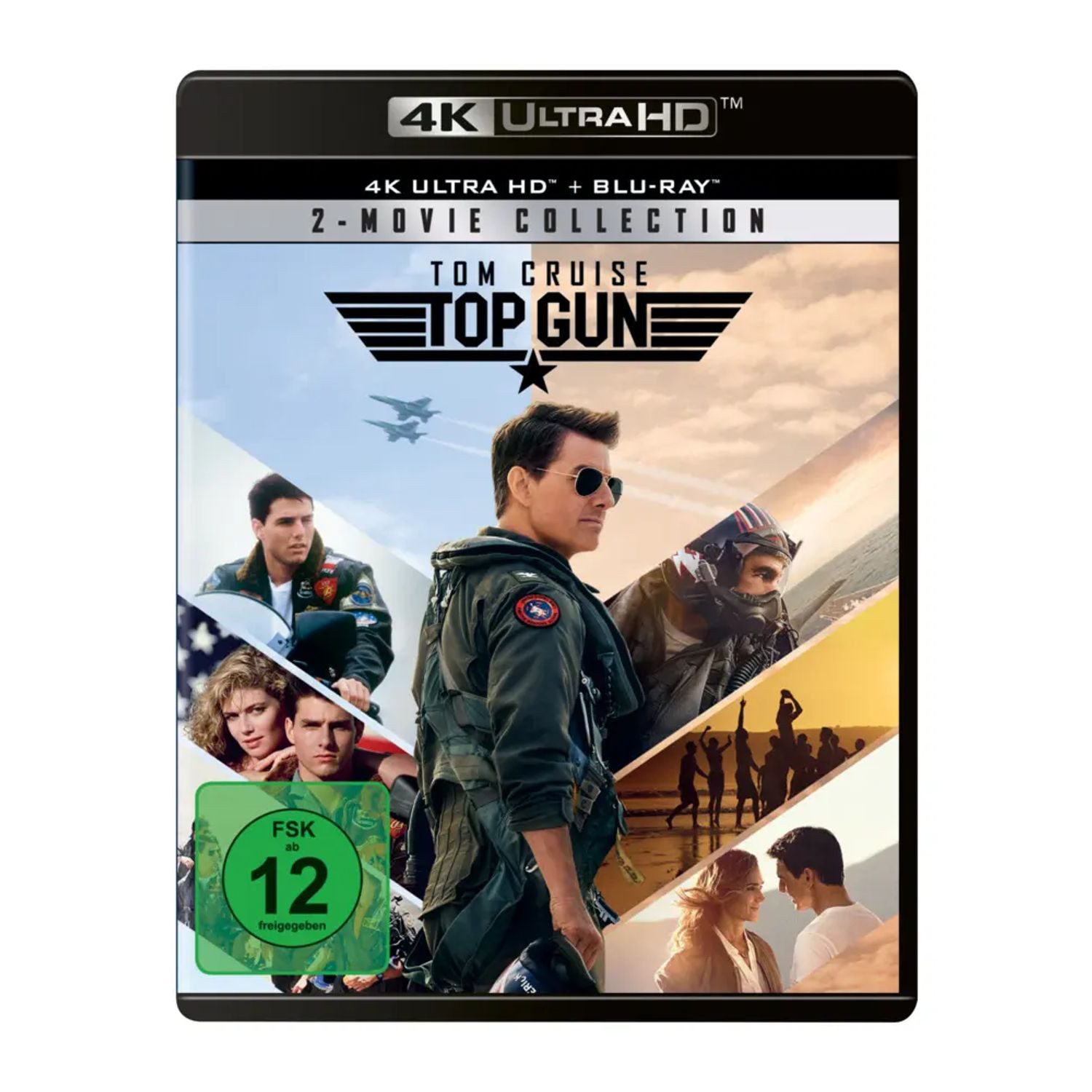 Universal Pictures Blu-ray Top Gun 2-Movie-Collection,2 4K UHD-Blu-ray + 2 Blu-ray...
