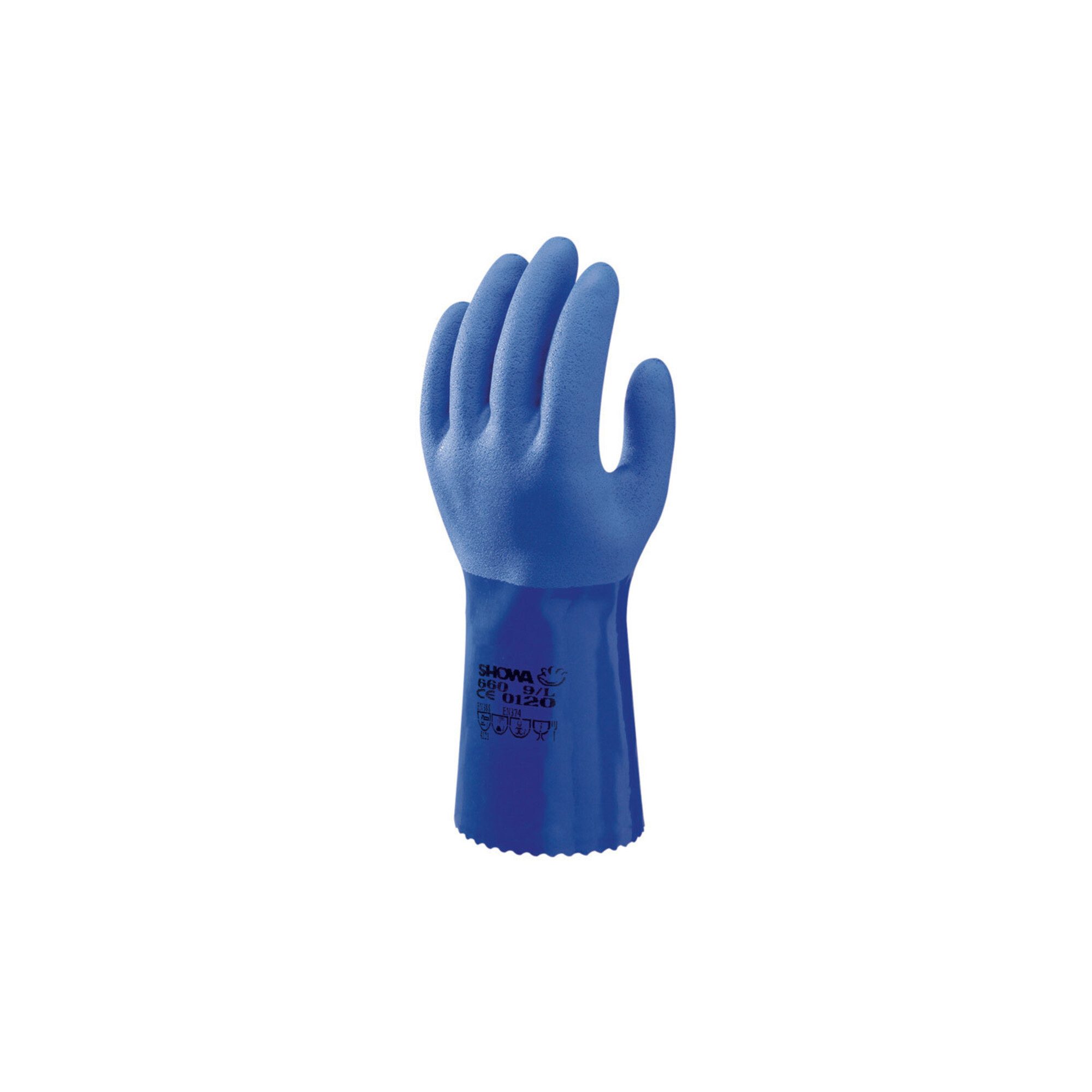 Showa Universal SHOWA Schutzhandschuh PVC 300 mm, 660, Gr. 9 10 Stk
