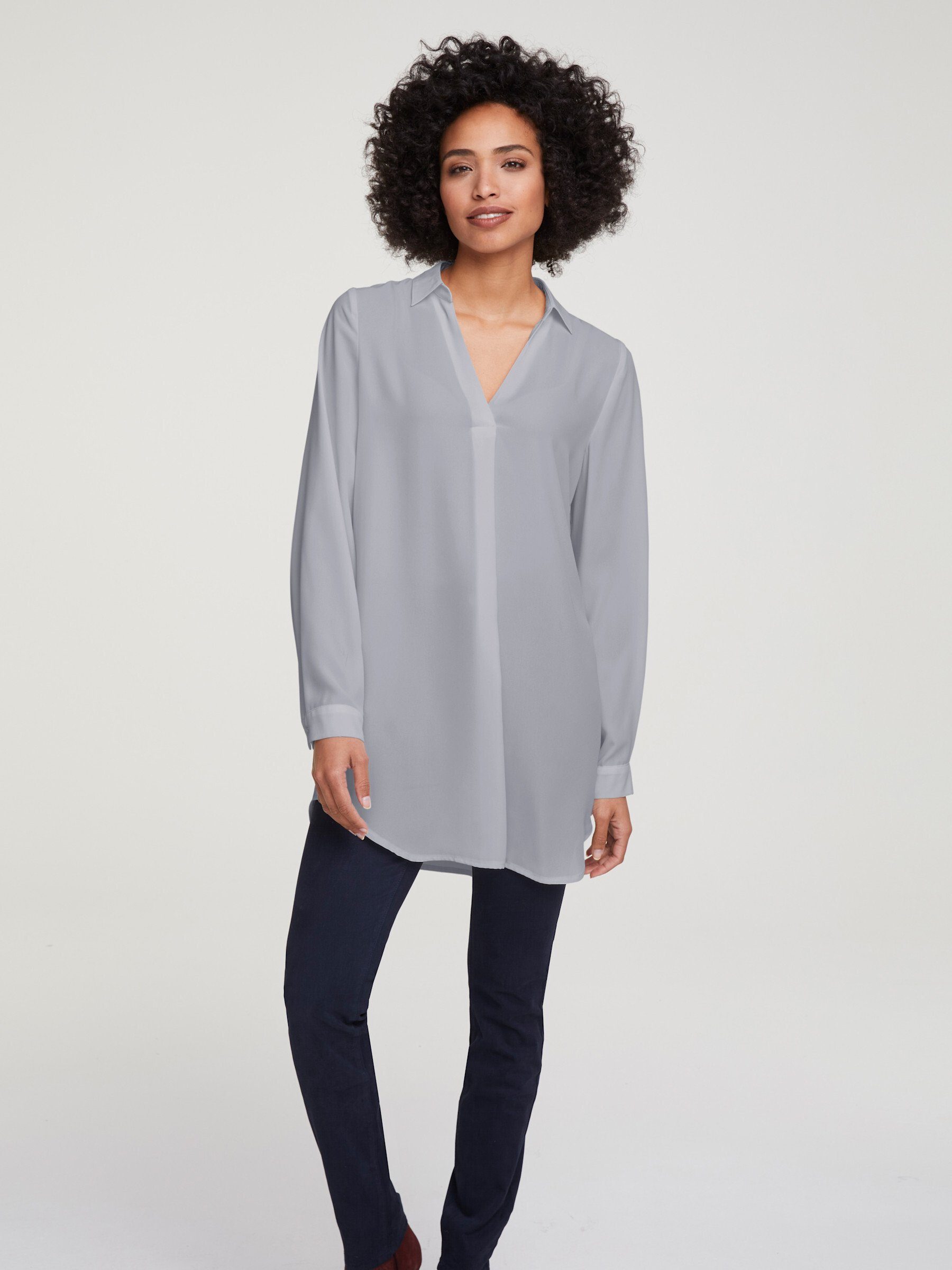 heine Klassische Bluse Longbluse