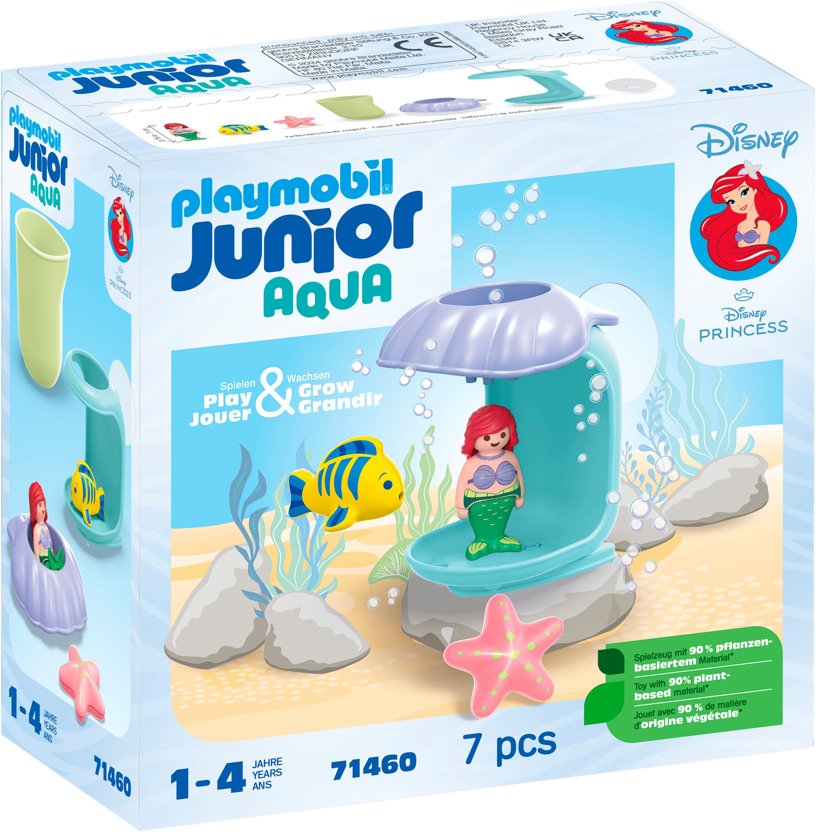 Playmobil® Arielles Muscheldusche (71460), JUNIOR & Disney Konstruktions-Sp günstig online kaufen