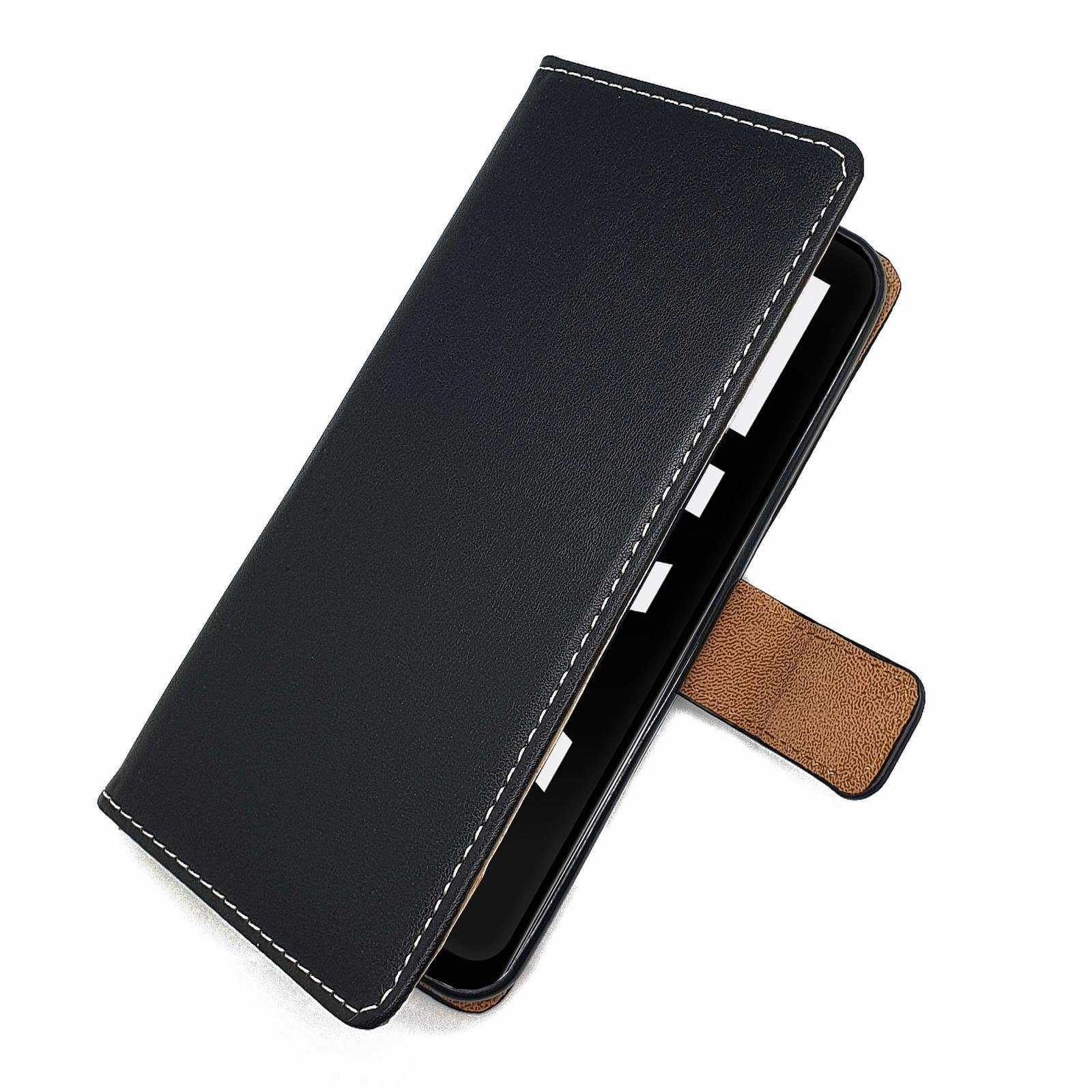 Produktbild von Für Realme 10 - Skin Kunstleder Book Case Flip Handy Cover Buch Tasche Hülle