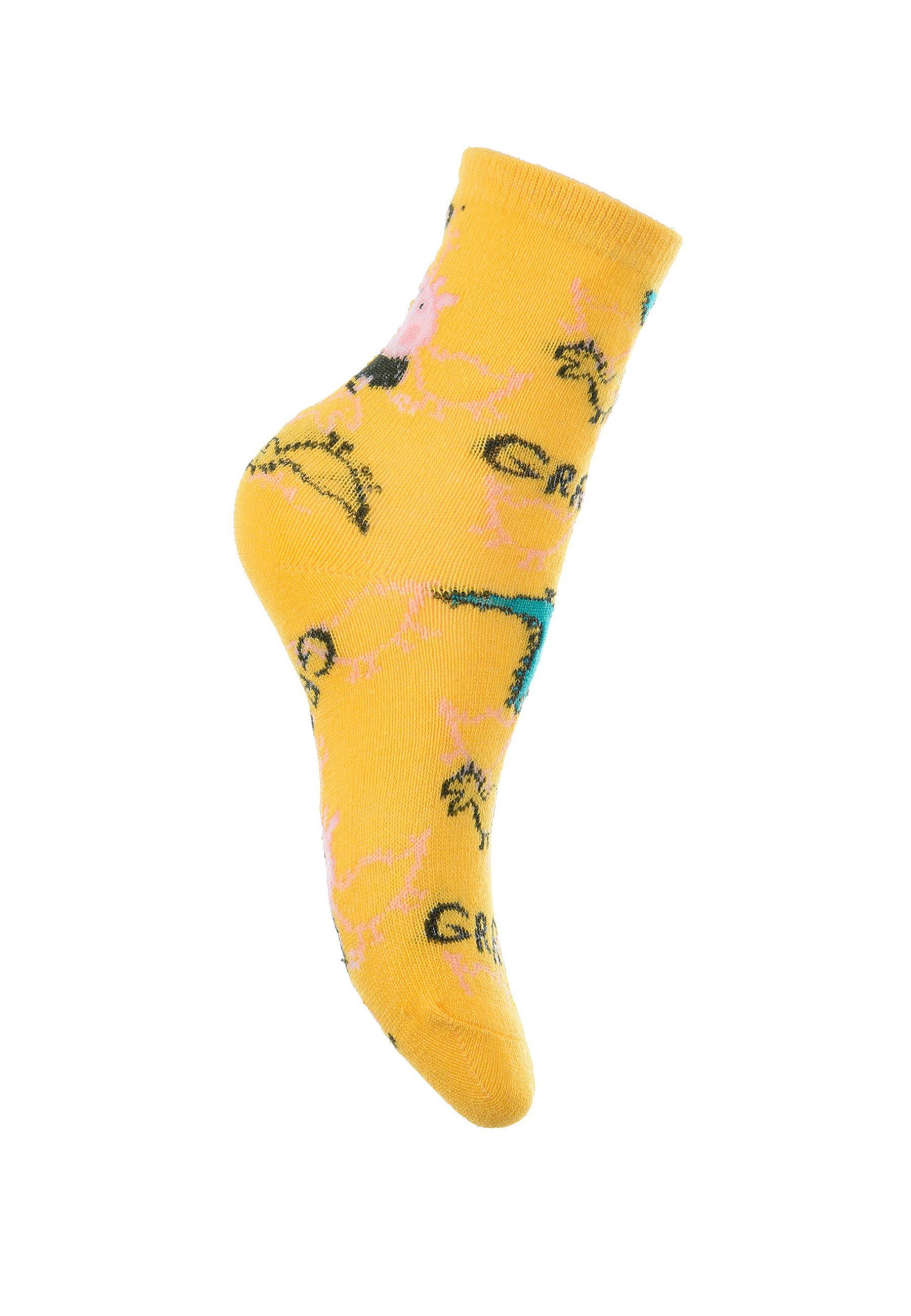 Peppa Pig Socken George Kinder Jungen Socken Paket Strümpfe (3-Paar)