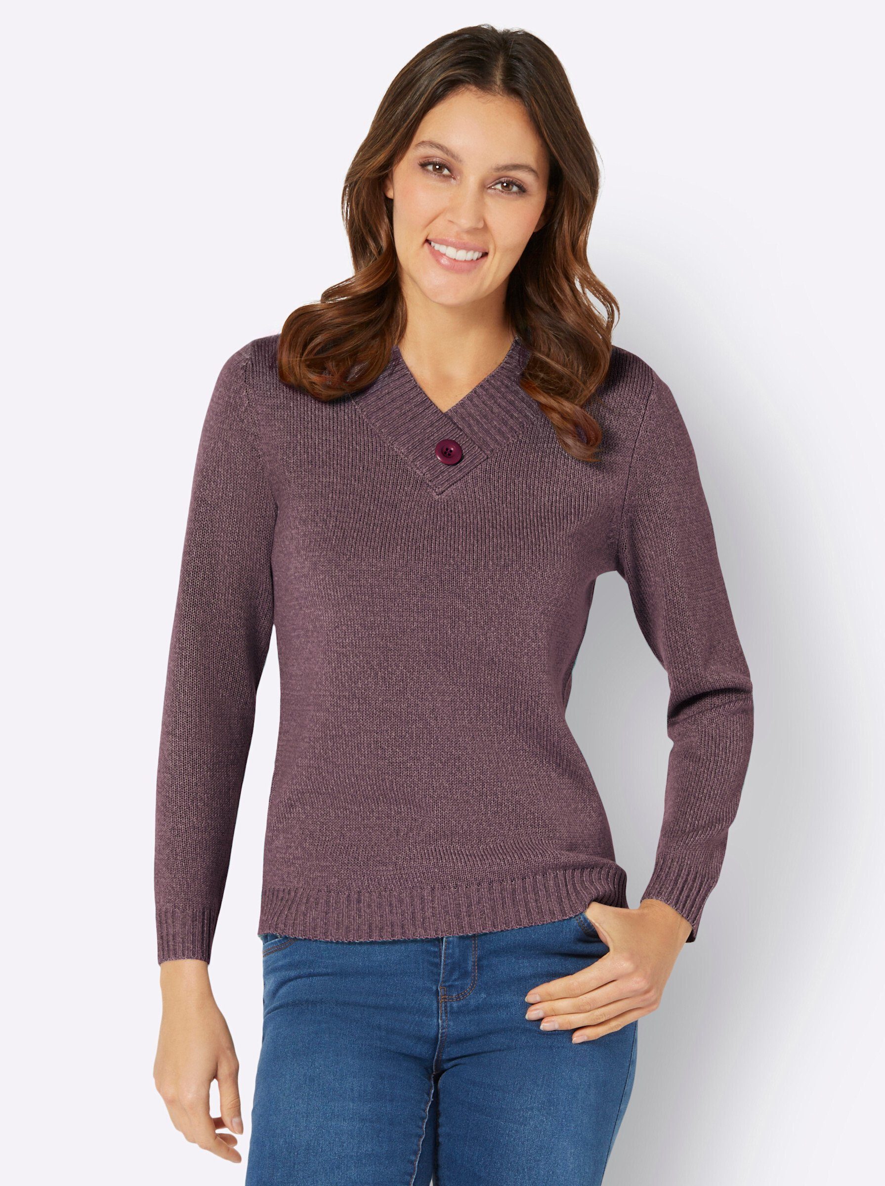 Strickpullover Langarm-Pullover