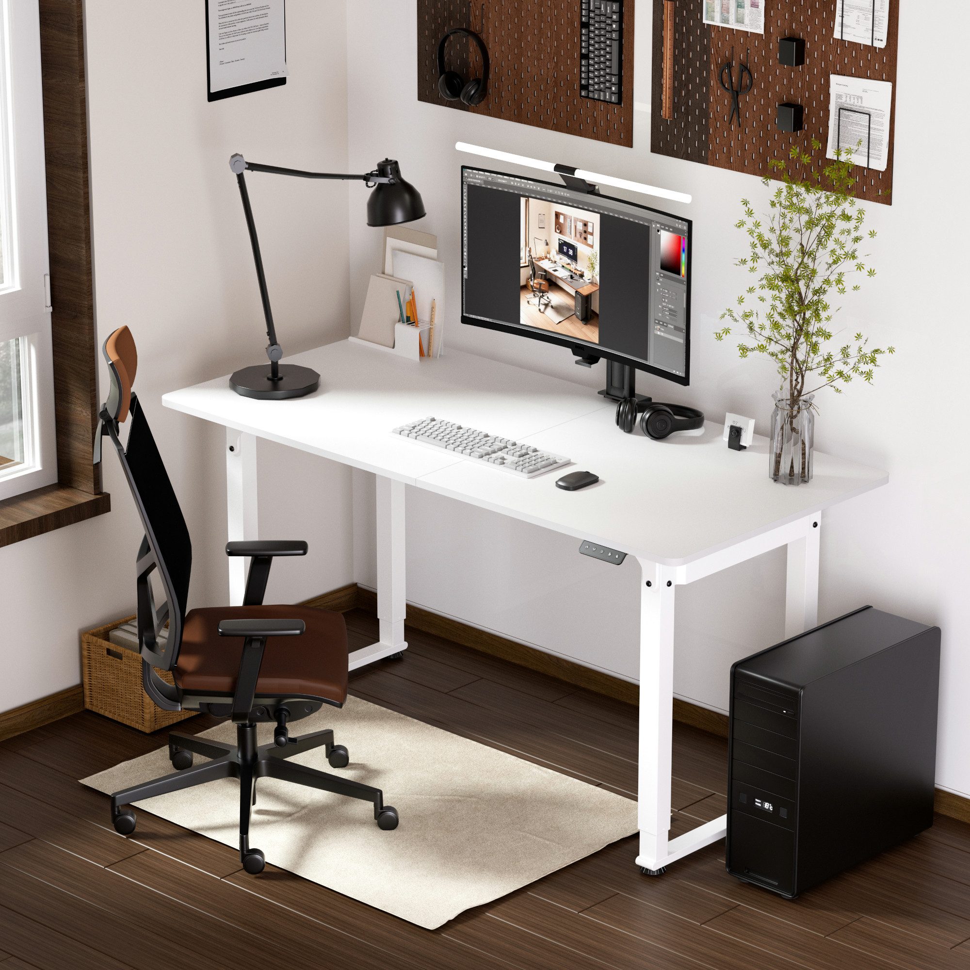 pro.tec Schreibtisch (Set), »Kirkkonummi« Höhenverstellbarer Schreibtisch günstig online kaufen