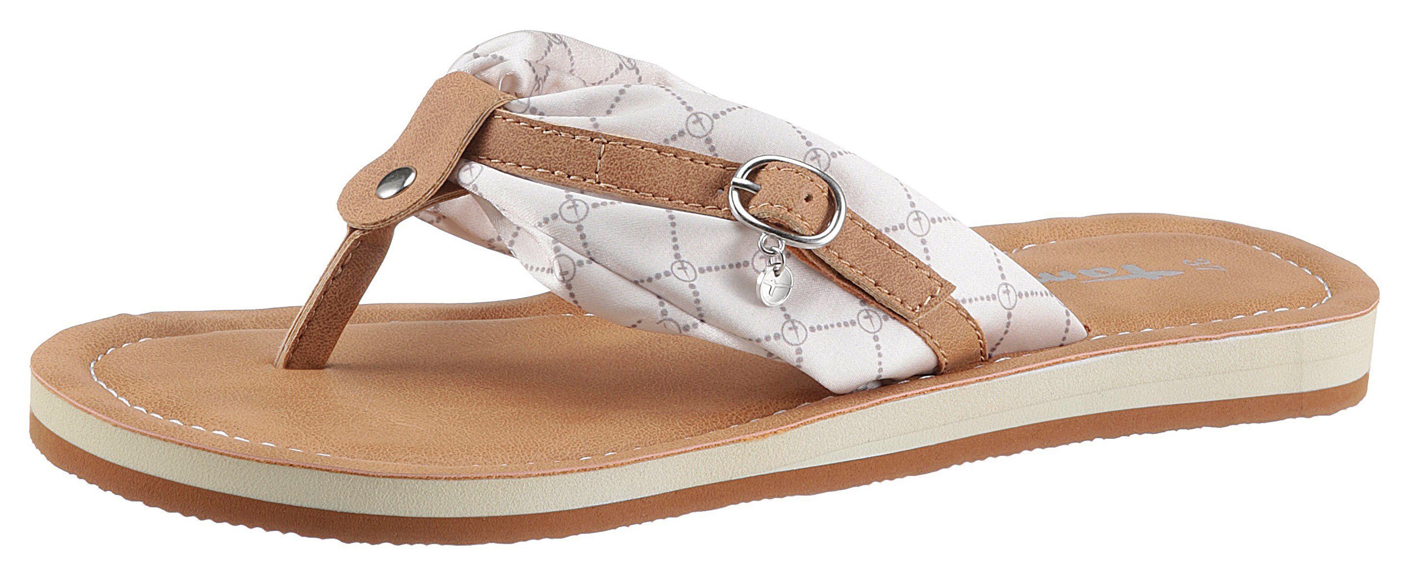 Tamaris AVRIL Zehentrenner, Sommerschuh, Flats, Schlappen günstig online kaufen
