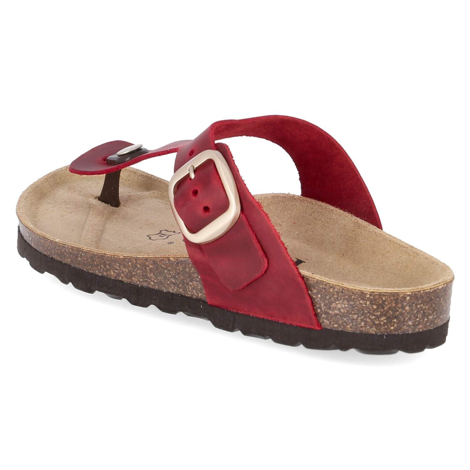 Palado Palado PALA-251780494-04 Damen Rauleder red Pantolette