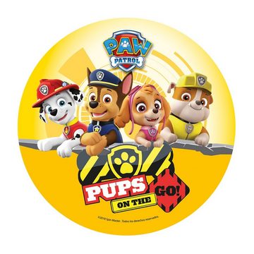 deKora Dekoobjekt, Essbare Tortenaufleger Paw Patrol 20cm