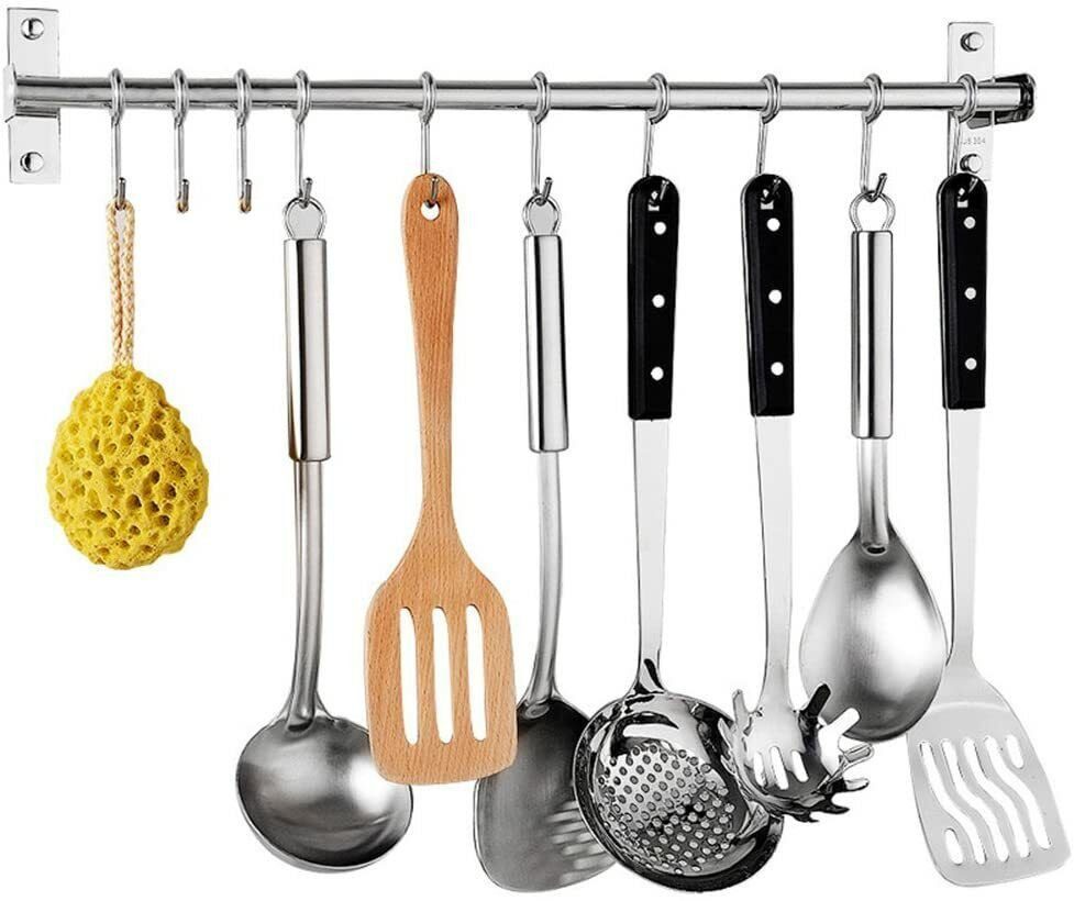 Refined Living Hakenleiste Edelstahl Küchenreling mit günstig online kaufen