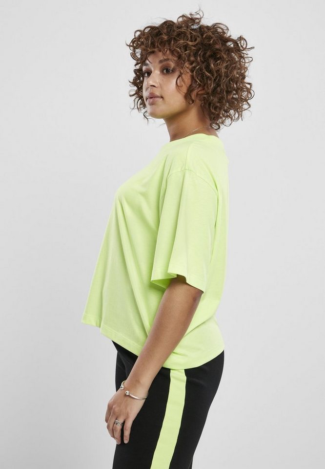 URBAN CLASSICS T-Shirt Damen Ladies Short Oversized Neon Tee 2-Pack (1-tlg)