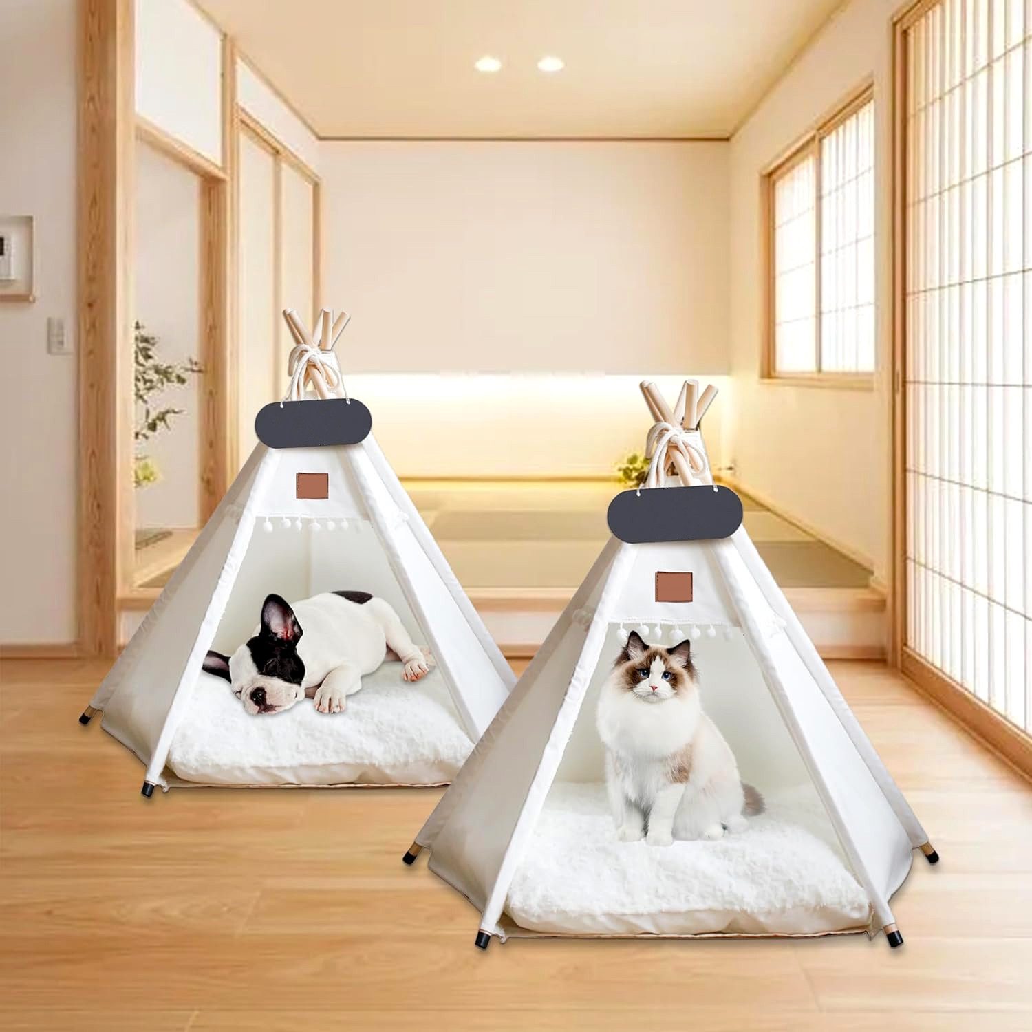 zggzerg Tierbett Hundezelt Katzenzelt mit Kissen günstig online kaufen