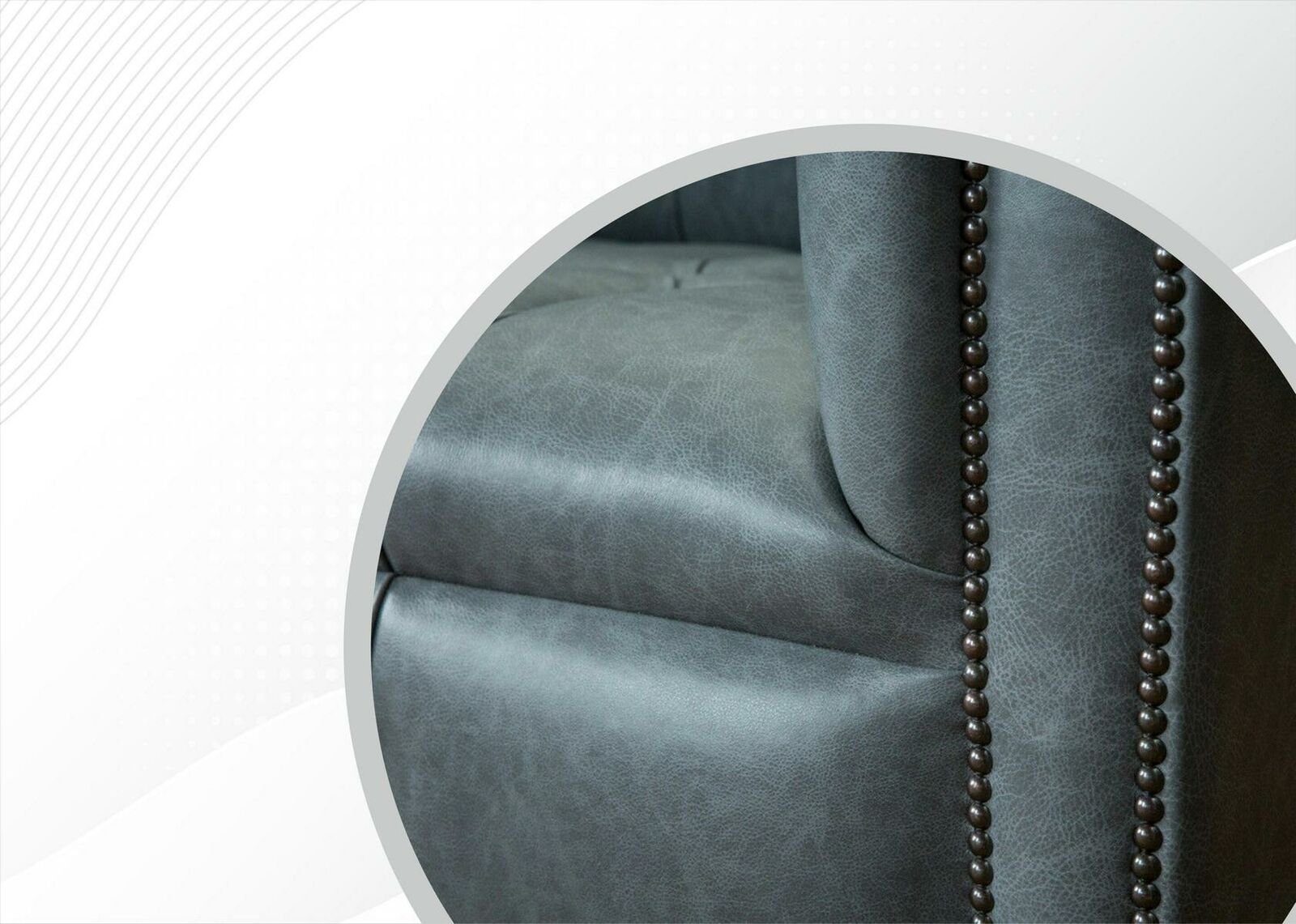 Chesterfield Wohnzimmermöbel Europe Luxus Neu, Design JVmoebel Chesterfield-Sofa Zweisitzer in Made