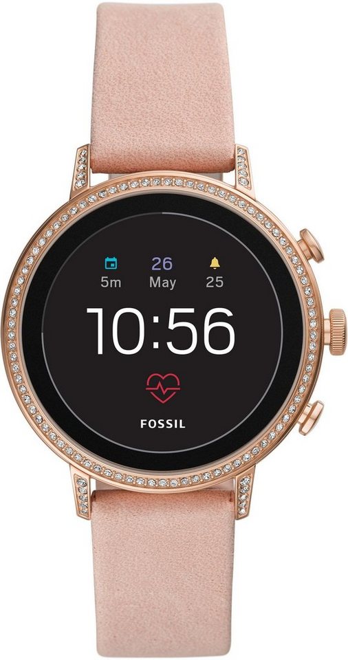 Fossil Smartwatches Q VENTURE HR, FTW6015 Smartwatch (mit individuell einstellbarem Zifferblatt