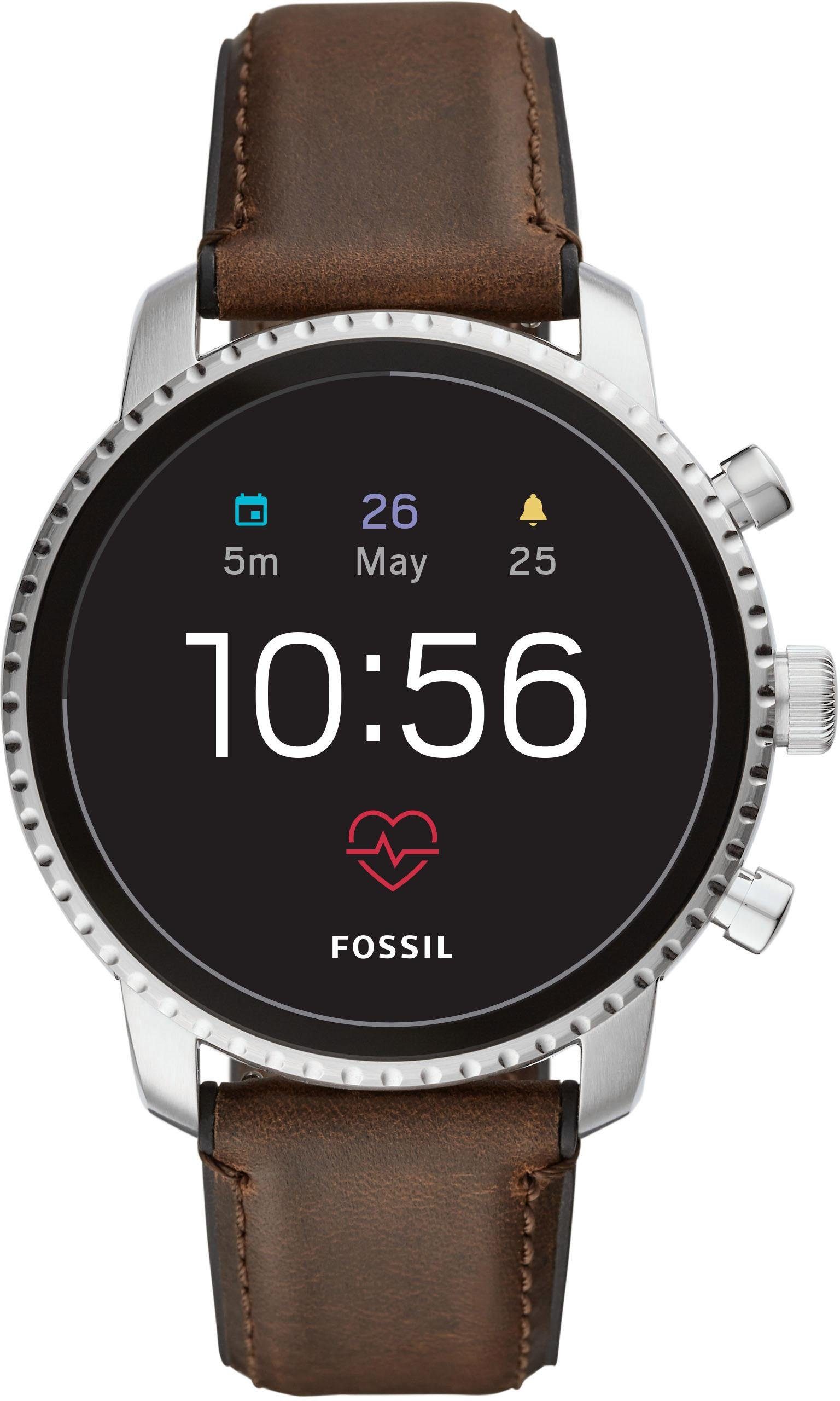 fossil q explorist hr iphone