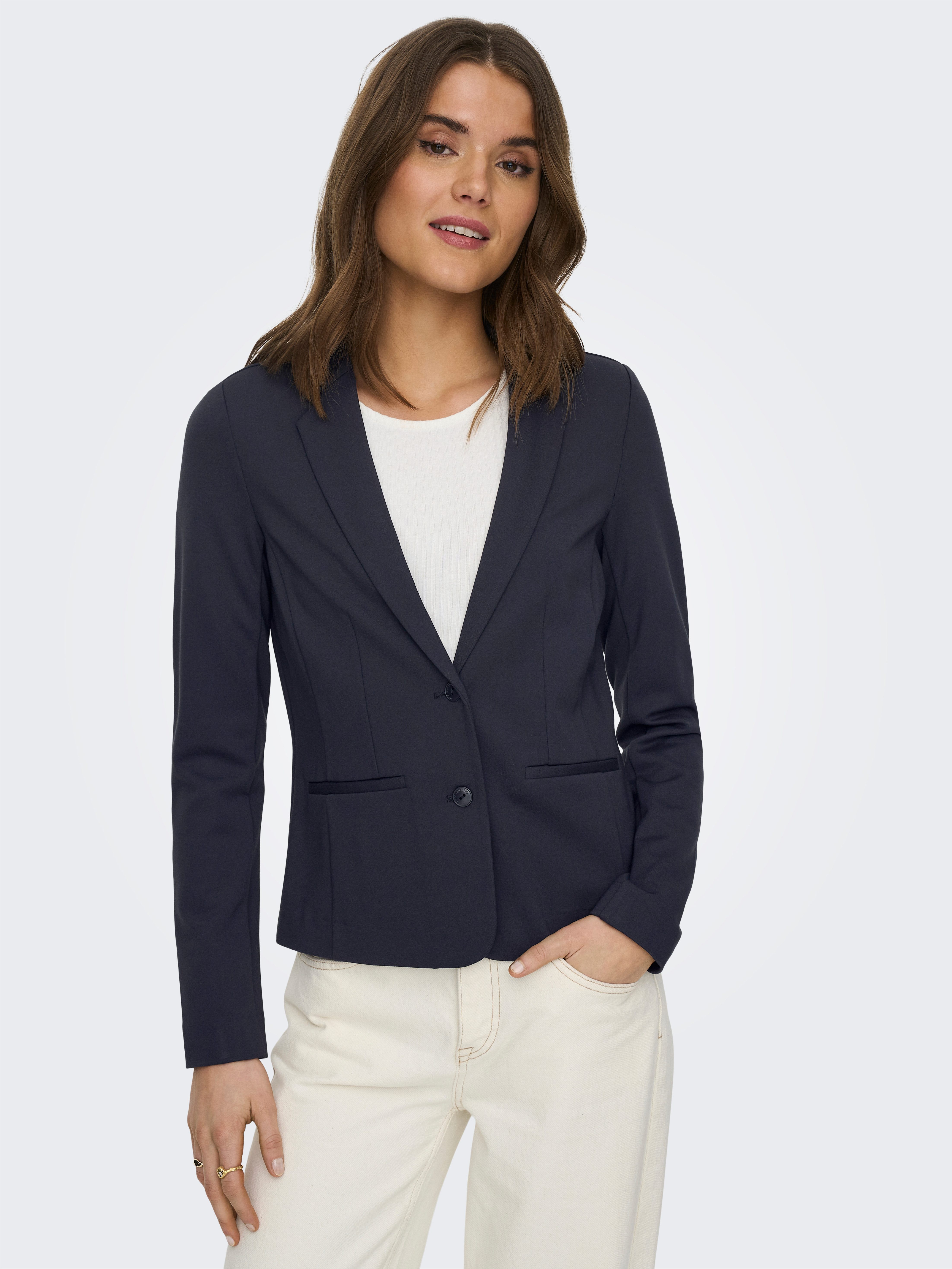 ONLY Jerseyblazer ONLPOPTRASH – 2-Knopf Blazer mit taillierter Silhouette r günstig online kaufen