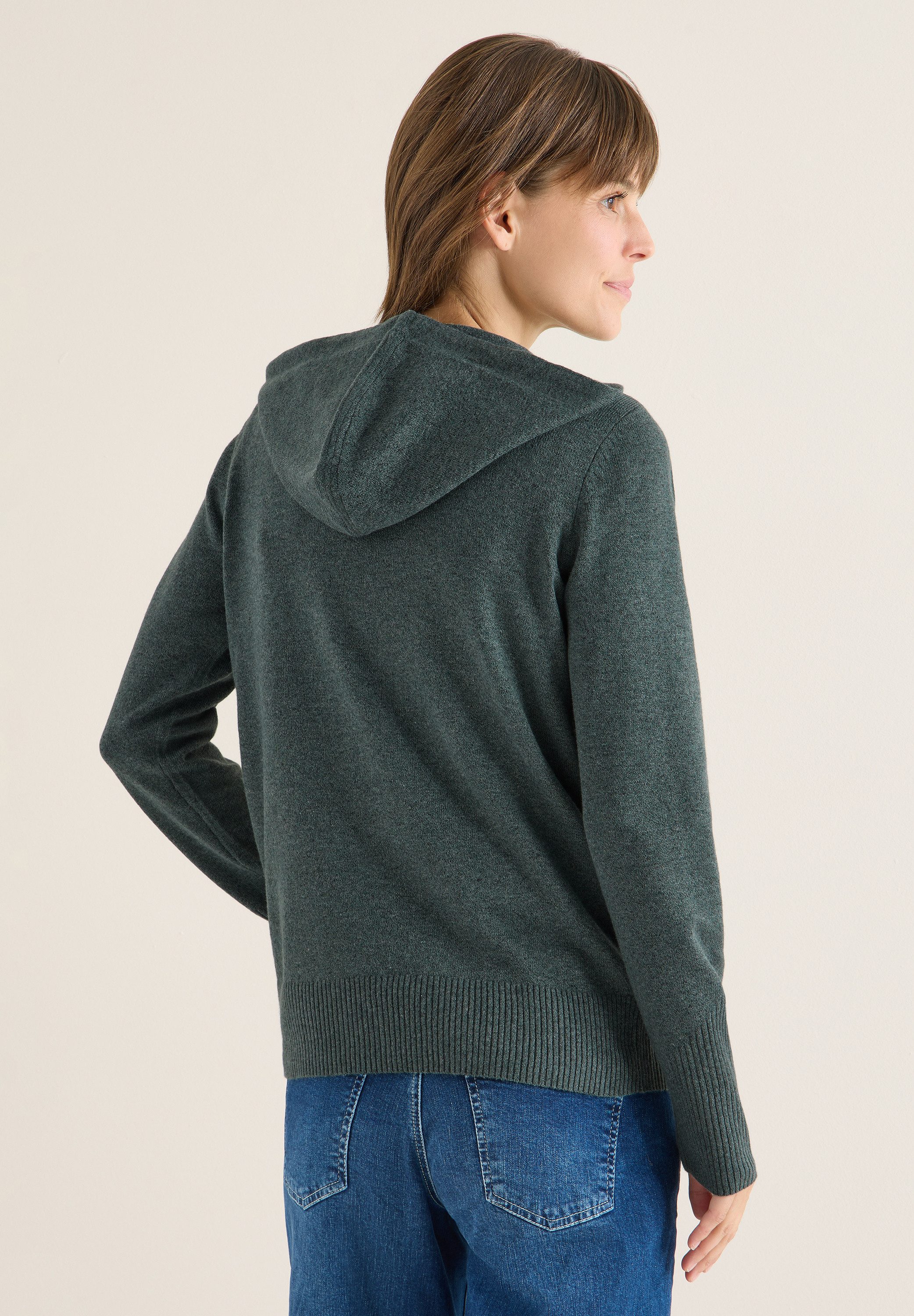 CECIL Cardigan mit Kapuze mit Tunnelzugband günstig online kaufen