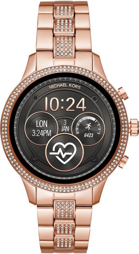MICHAEL KORS ACCESS RUNWAY, MKT5052 Smartwatch (Wear OS by Google, inkl. DornschlieÃe für