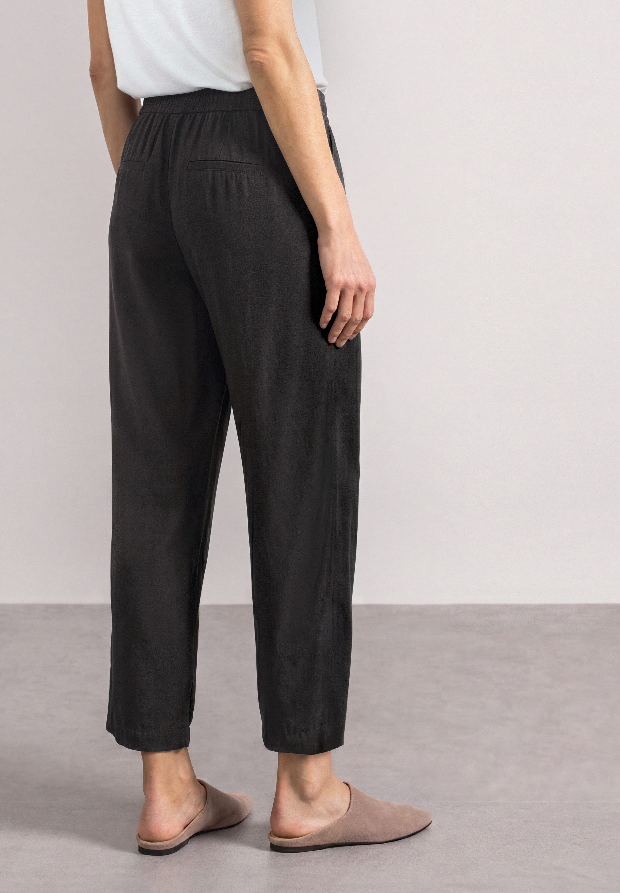 STREET ONE Stoffhose Style Emee Sommerhose mit Gummizug im Loose Fit