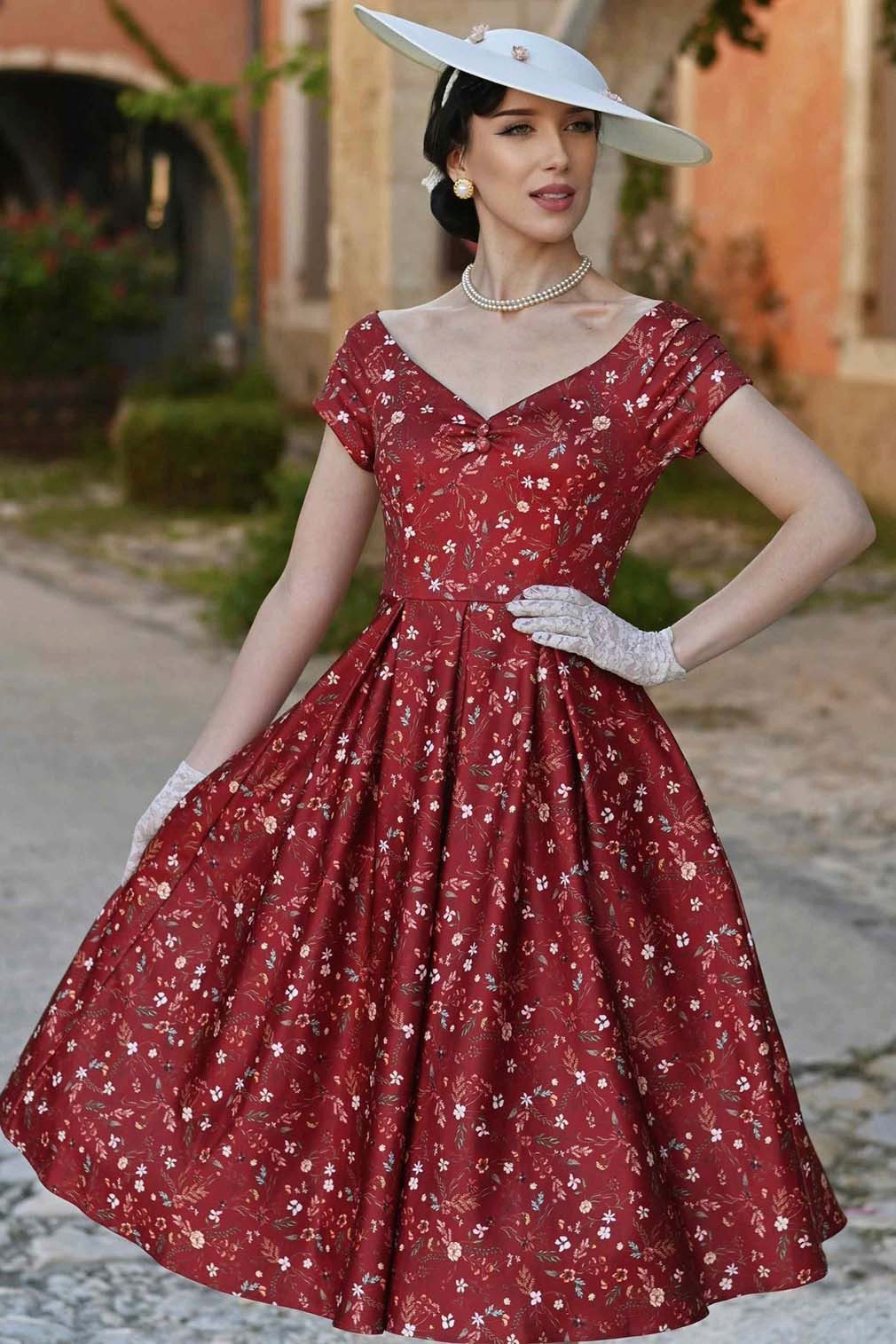 Dolly and Dotty A-Linien-Kleid Lily Red günstig online kaufen