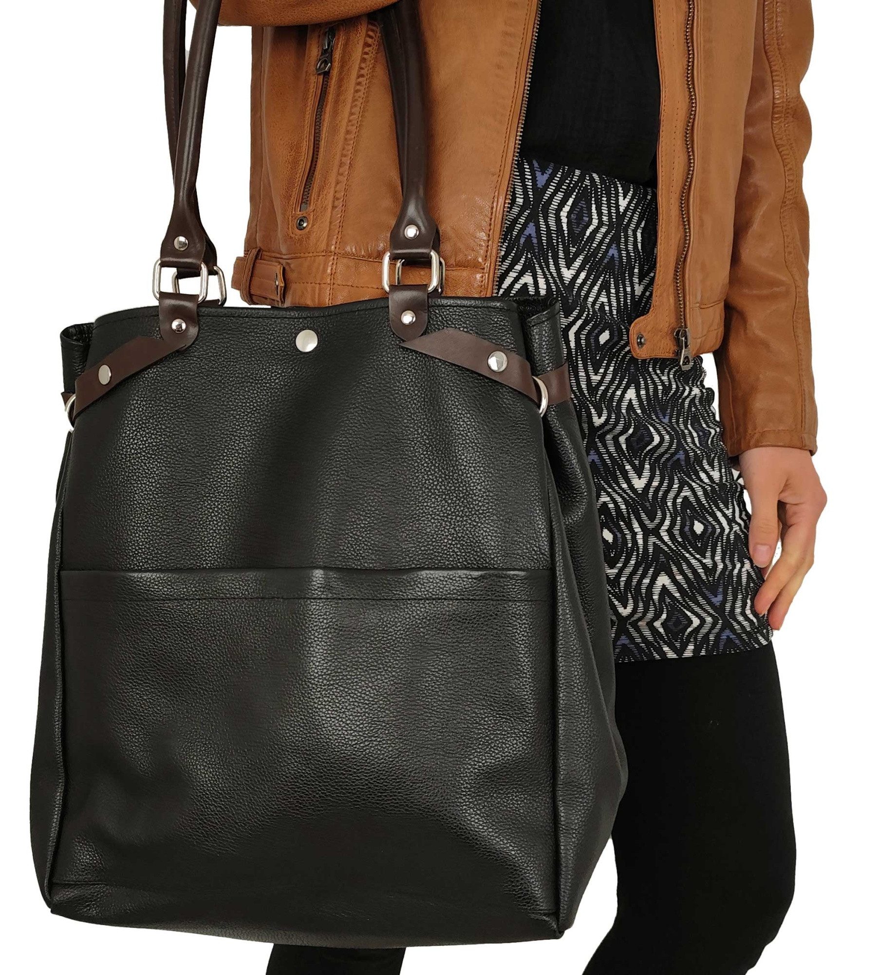 Lederjacken24 Handtasche Palace small, Damen Lederhandtasche günstig online kaufen