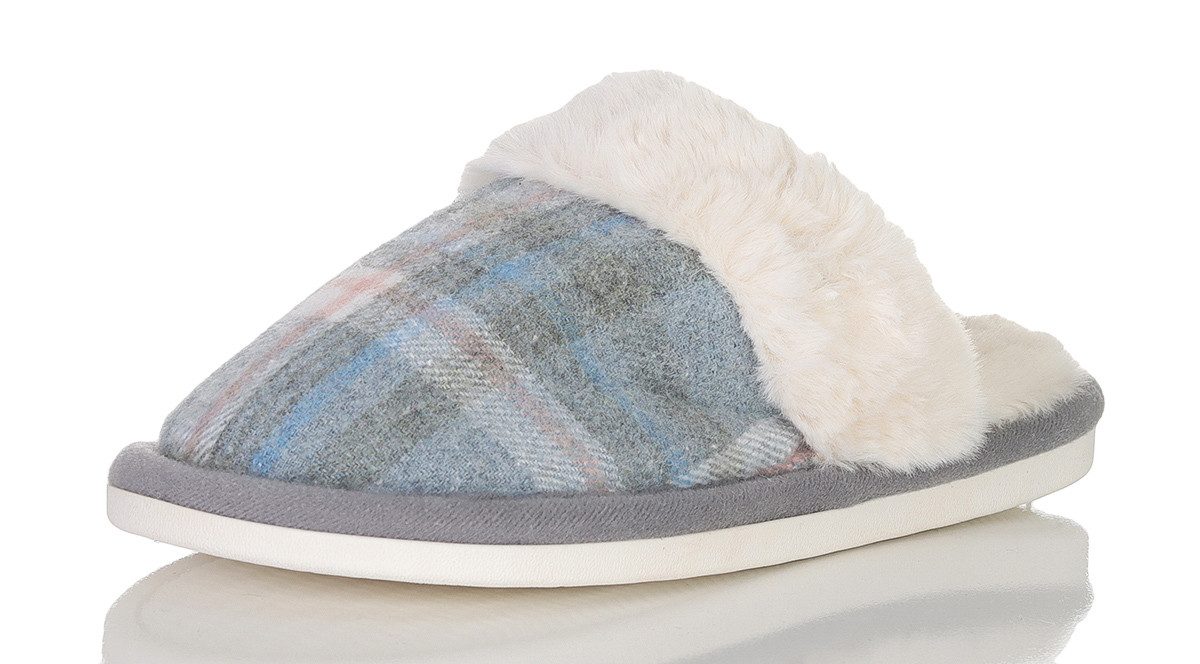 simaranda Damen Hausschuhe 805 40/41 Blau Hausschuh