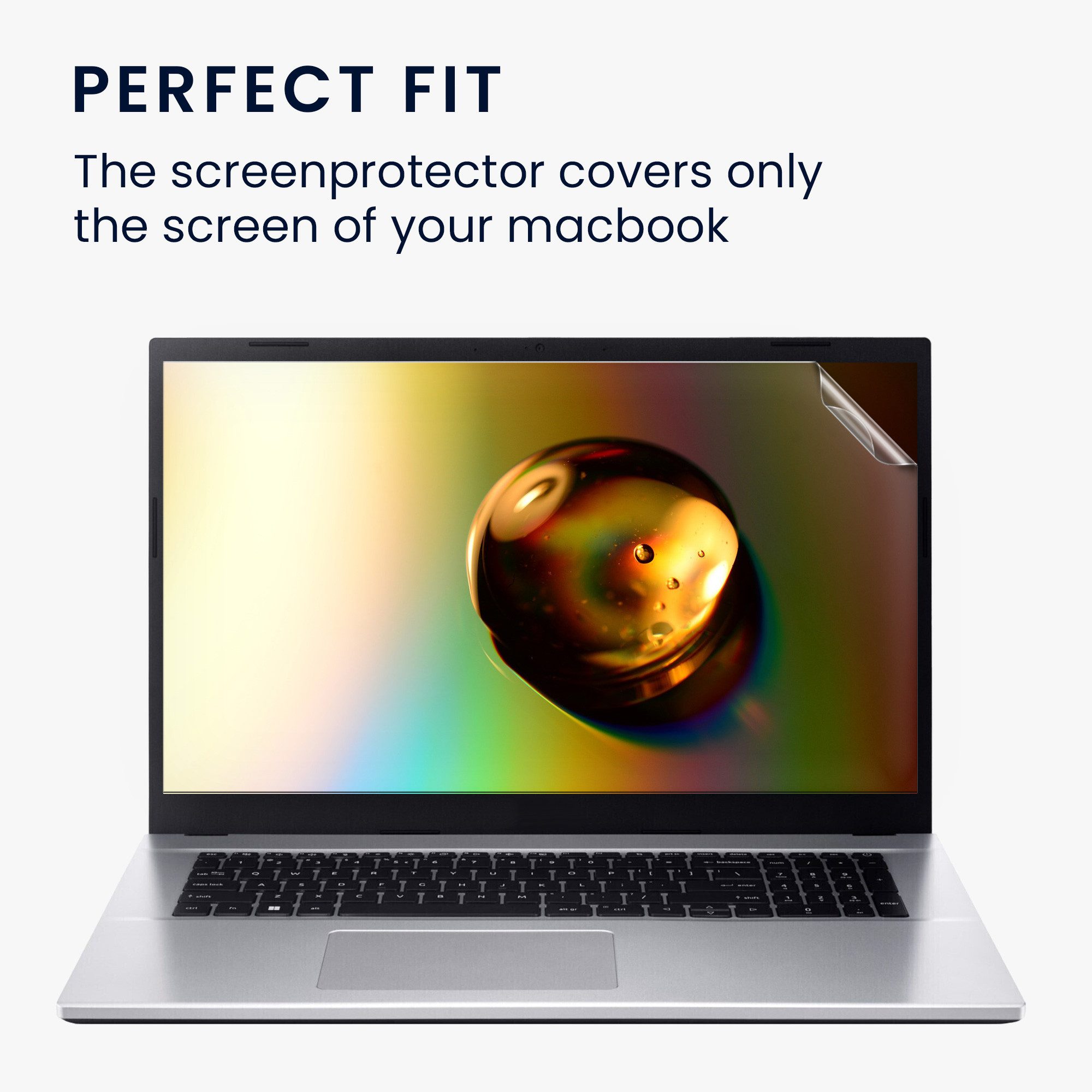 kwmobile Schutz-Set Folie matt für Acer Aspire 3 17.3" (A317-54-58K7), Laptop Schutzfolie Displayschutz Anti-Fingerabdruck entspiegelt