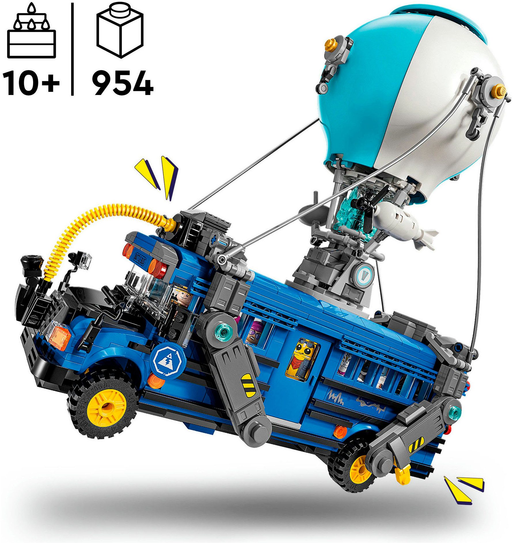 LEGO® Schlachtenbus (77073), LEGO Fortnite Konstruktionsspielsteine, (954 St), Made in Europe