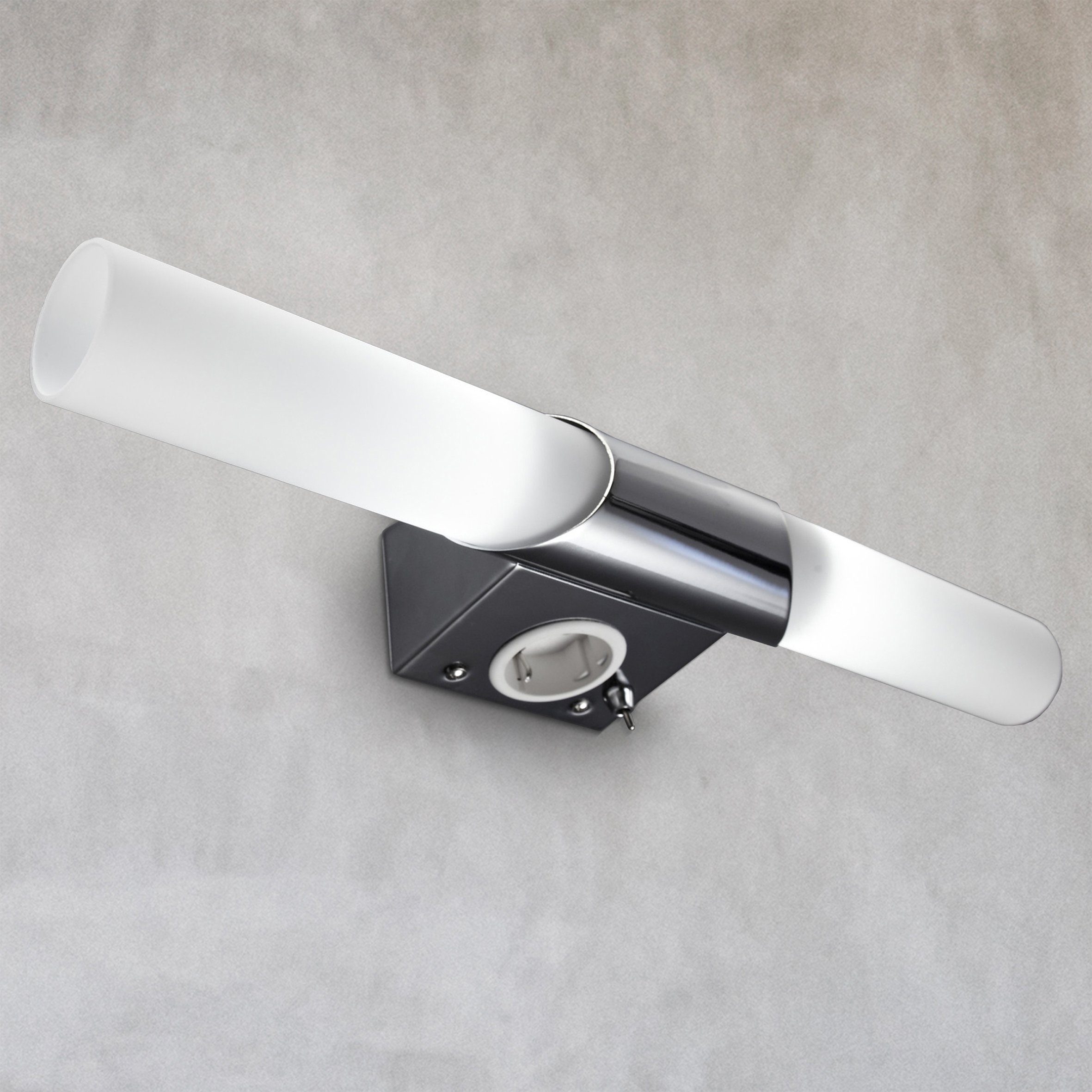 B.K.Licht Spiegelleuchte Mithra, Leuchtmittel wechselbar, Warmweiß, günstig online kaufen