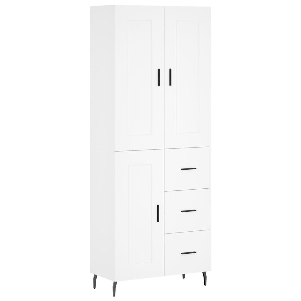 vidaXL Highboard Highboard Weiß 69,5x34x180 cm günstig online kaufen