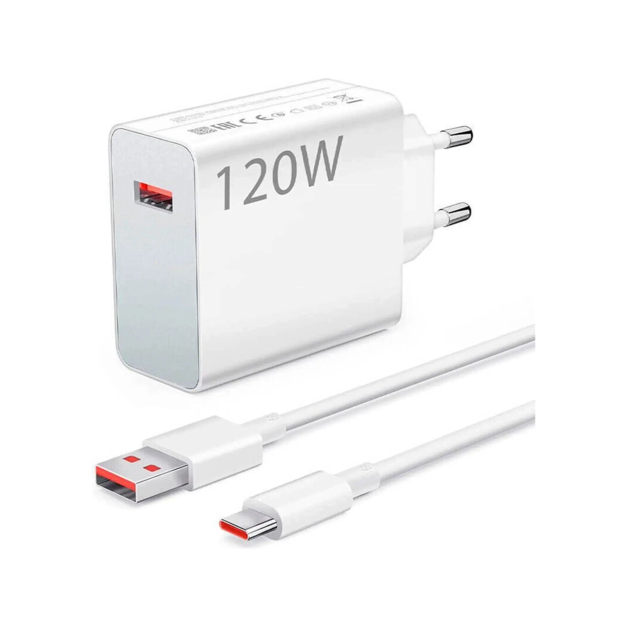 Xiaomi Xiaomi BHR6034EU Ladegerät 120W inkl. Ladekabel USB-C Smartphone-Ladegerät