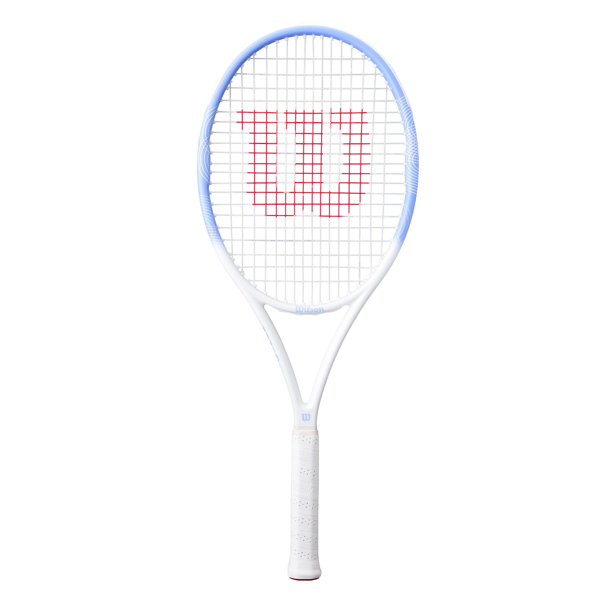 Tennisschläger Allure SE 102in/249g/Freizeit 2026 weiss/blau - besaitet