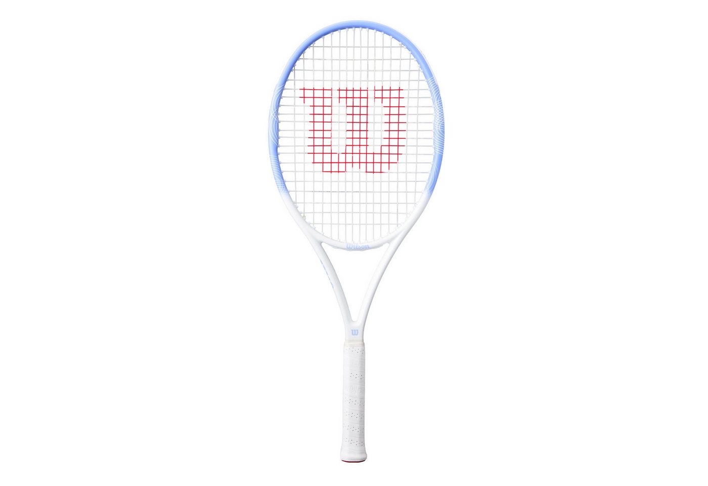 Wilson Tennisschläger Allure SE 102in/249g/Freizeit 2026 weiss/blau - besaitet
