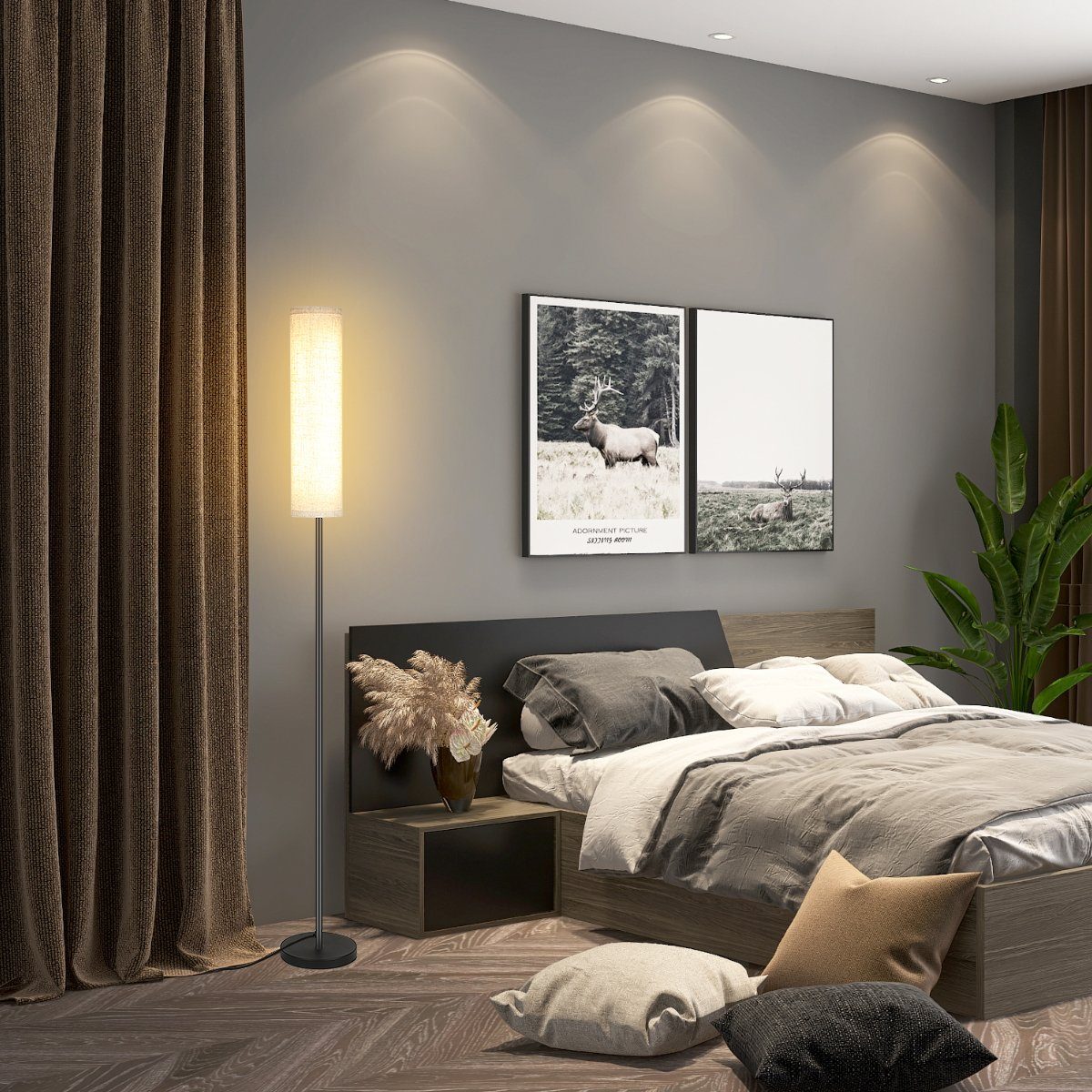 WILGOON Stehlampe Stehlampe Wohnzimmer Dimmbar Standleuchte günstig online kaufen