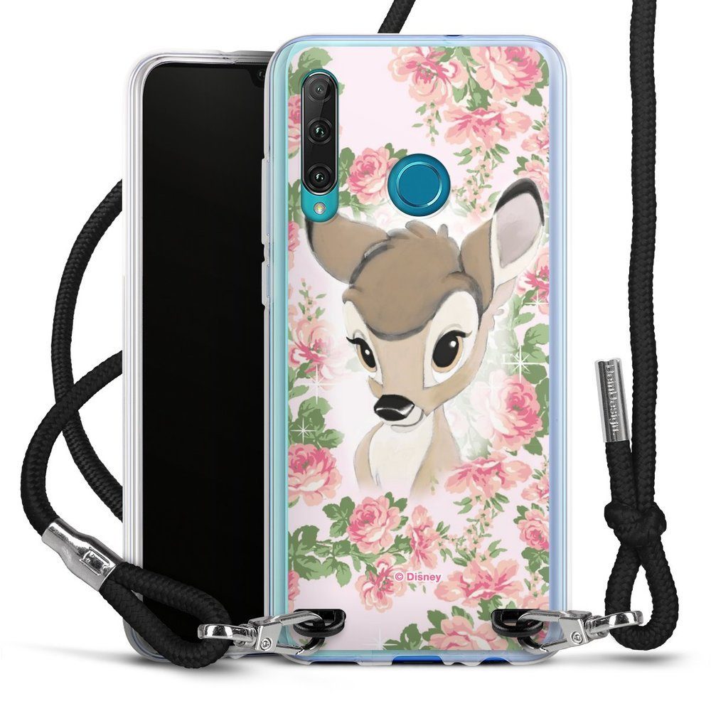 DeinDesign Handyhülle Bambi Disney Offizielles Lizenzprodukt Bambi Flower Child, Huawei Honor 20 Lite Handykette Hülle mit Band Case zum Umhängen
