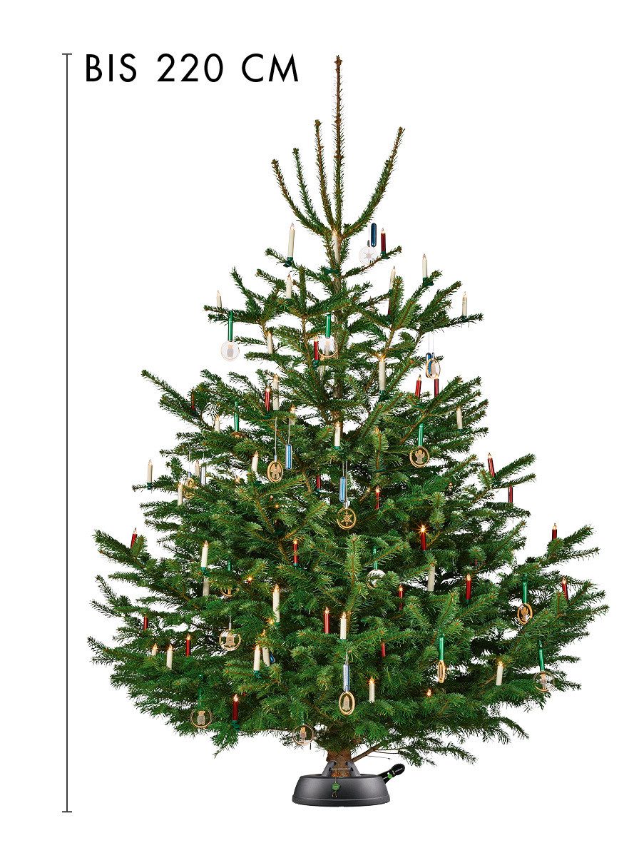 Krinner Christbaumständer KRINNER Green Line S (1-tlg), Original-Rundum-Einseil-Technik