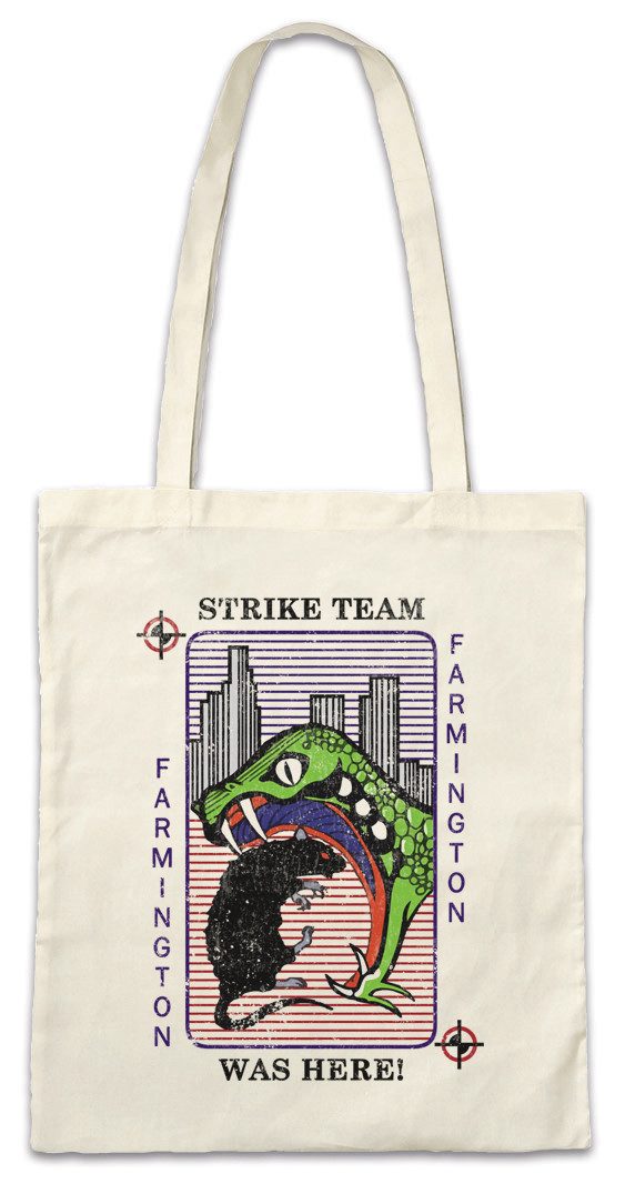 Beuteltasche Farmington Strike Team Card Stofftasche Kurt Vic Mackey The Shield