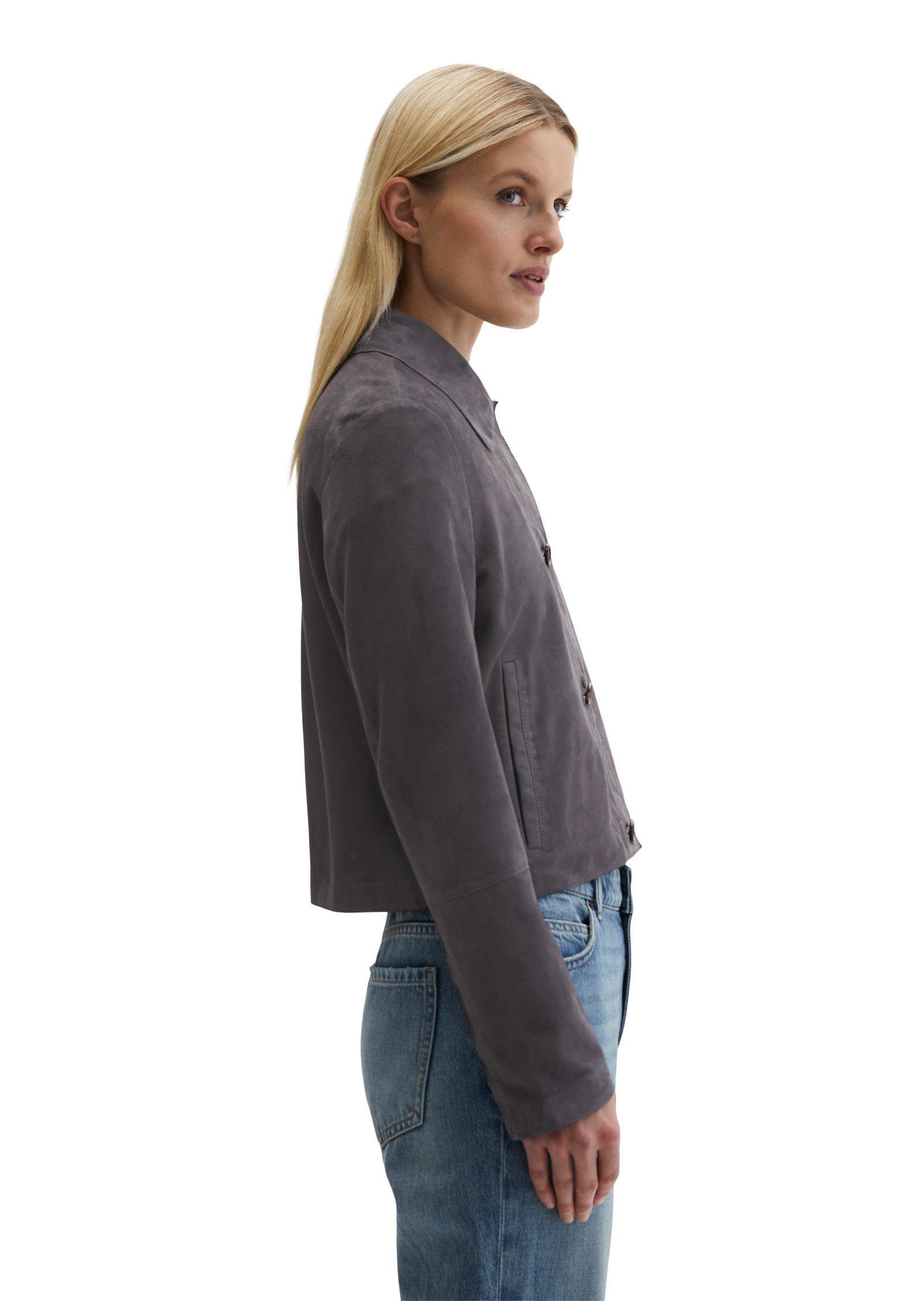 Marc O'Polo Lederjacke aus softem Ziegenleder günstig online kaufen