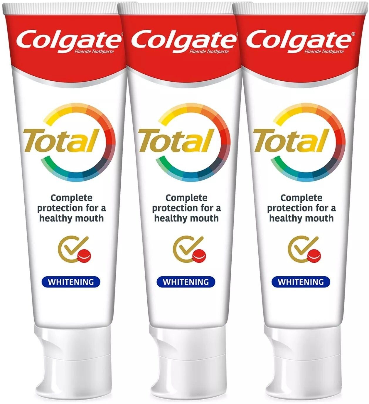 Colgate Zahnpasta Aufhellende Zahnpasta Total Whitening Trio