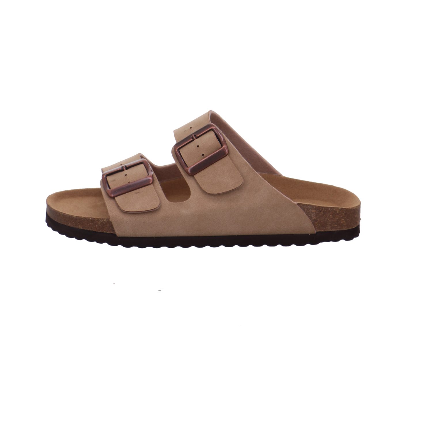 Indigo Supersoft Tieffußbettpantoletten beige Pantolette günstig online kaufen