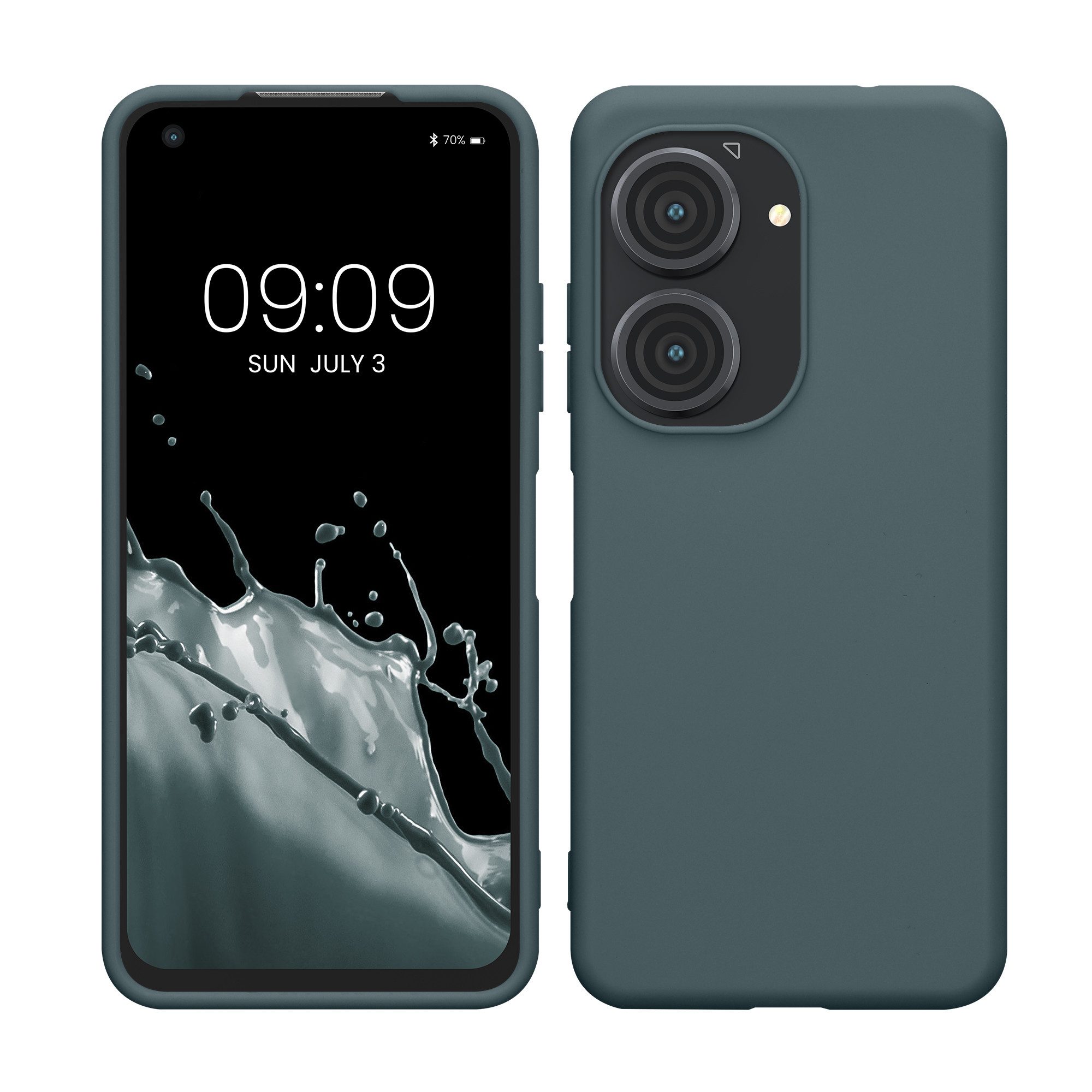 kwmobile Handyhülle Hülle für ASUS Zenfone 10 / Zenfone 9, Hülle Silikon - Soft Handyhülle - Handy Case Cover