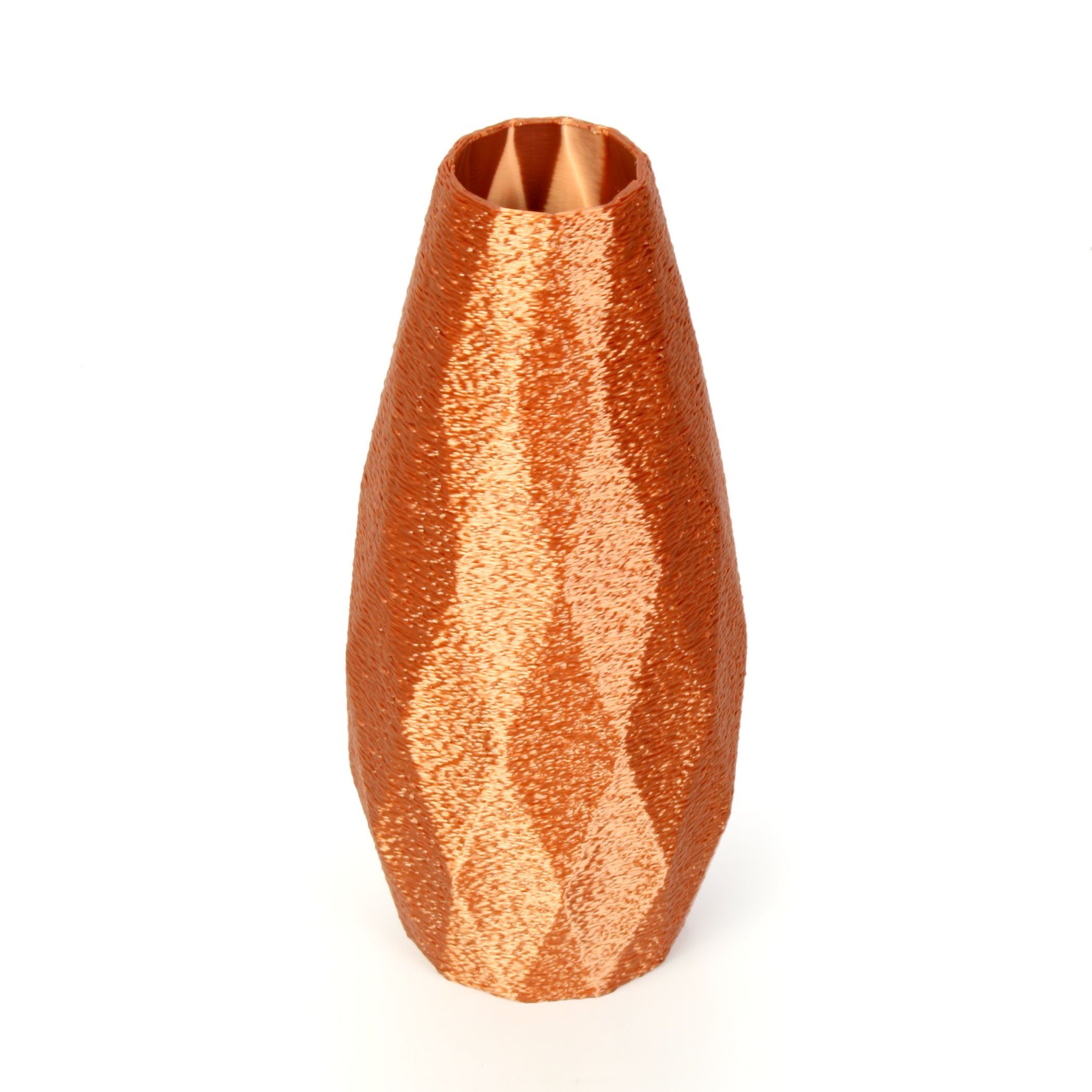 & Bio-Kunststoff, wasserdicht Dekovase Dekorative Feder Blumenvase aus Bronze Rohstoffen; nachwachsenden aus bruchsicher Vase Designer Kreative –