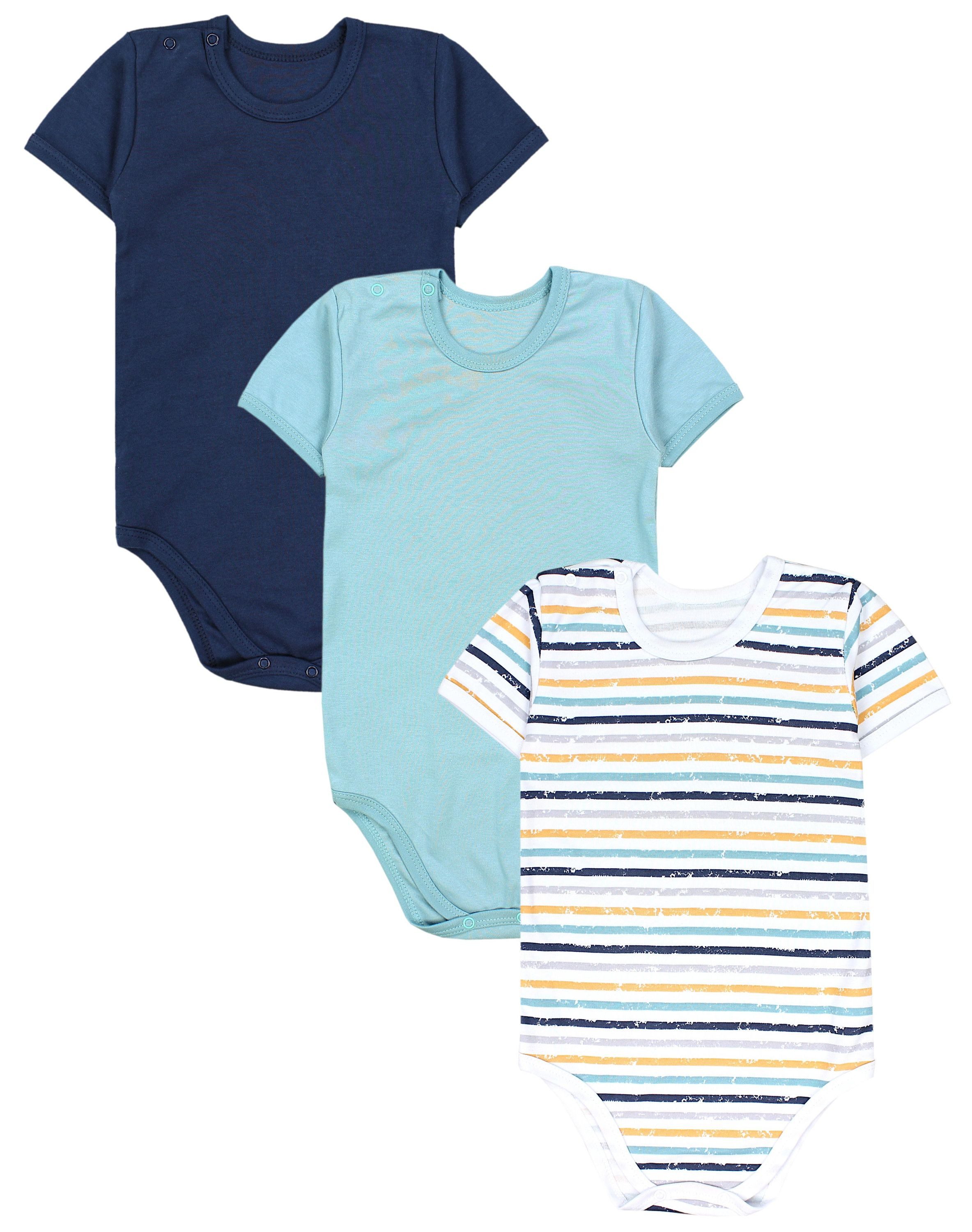 Kurzarmbody TupTam Kinder Unisex Kurzarm Body Baumwolle 3er Set