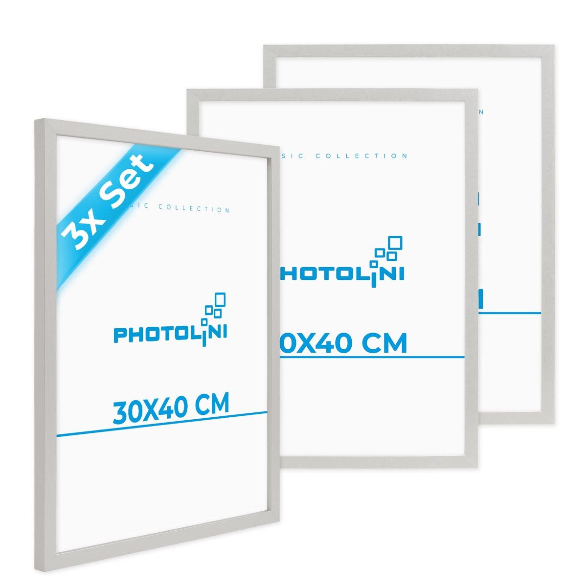 PHOTOLINI Bilderrahmen 3er Set, stabiles MDF-Holz, günstig online kaufen
